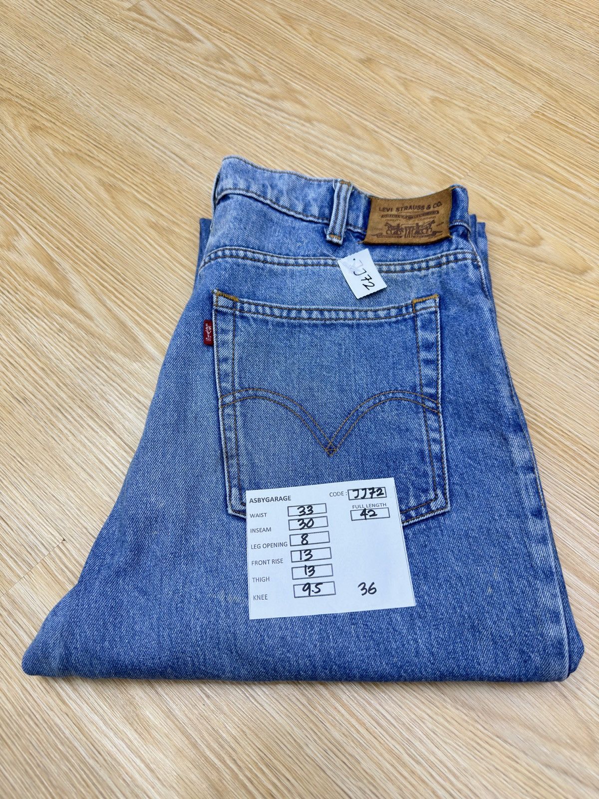 Levi's × Levi's Vintage Clothing × Vintage Vintage Levis 525 Classic Baggy Blue Wash Size 33 JJ72 Size US 33 - 13 Thumbnail