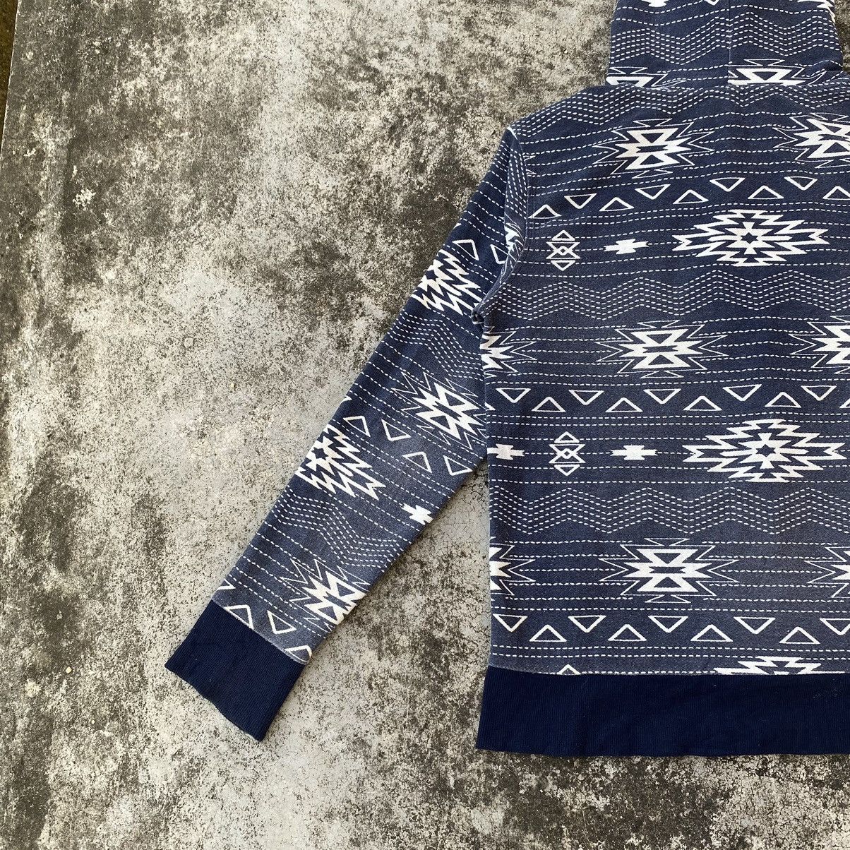 Aztech Mountain × Japanese Brand Vintage Japanese Navajo Faded Full Printed Zipper Hoodie Size US M / EU 48-50 / 2 - 9 Thumbnail