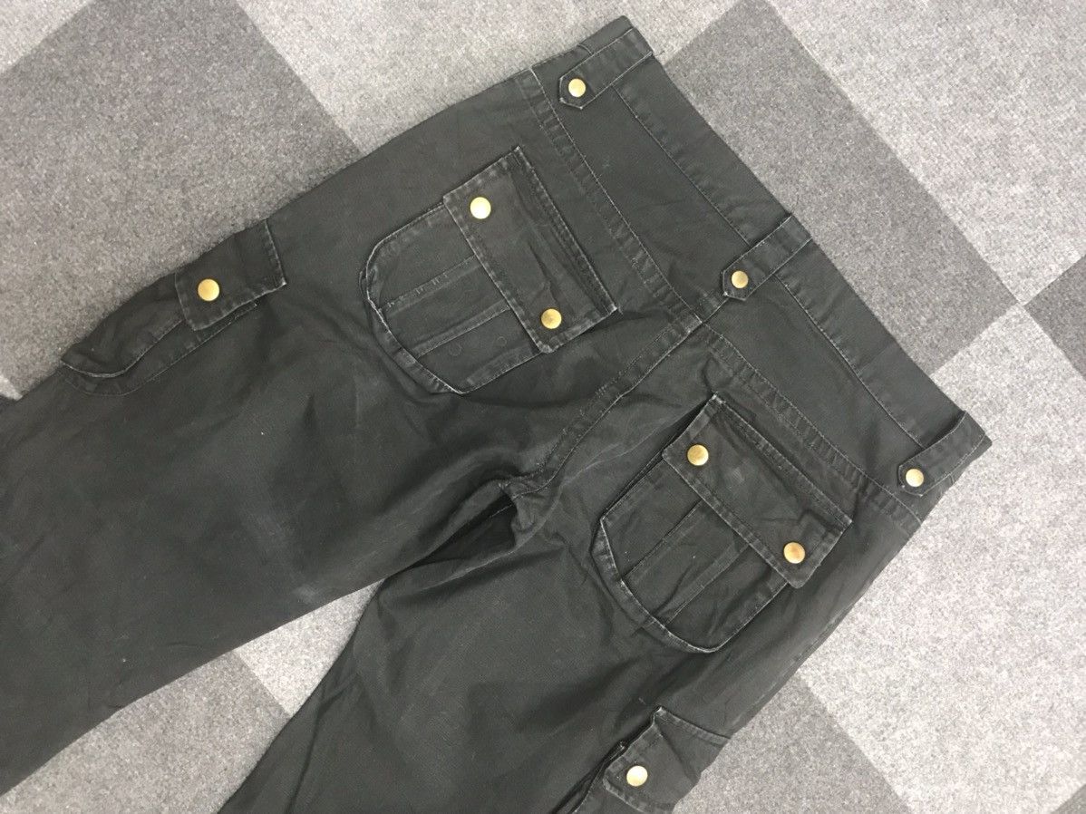 Designer Flare TETE HOMME Double Knee Multipockets Strap Cargo Pant Size US 31 - 11 Thumbnail
