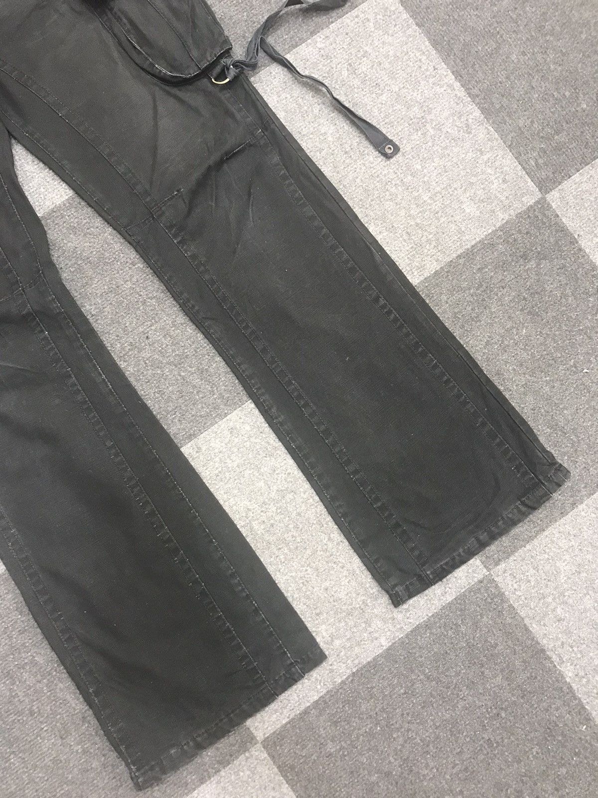 Designer Flare TETE HOMME Double Knee Multipockets Strap Cargo Pant Size US 31 - 3 Thumbnail