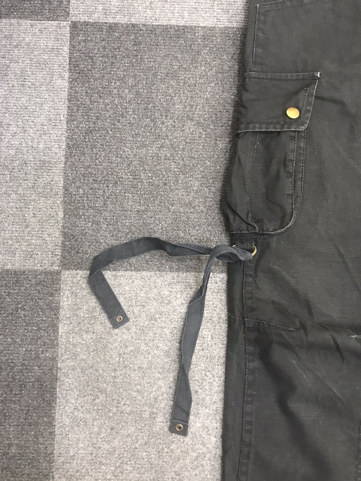 Designer Flare TETE HOMME Double Knee Multipockets Strap Cargo Pant Size US 31 - 5 Thumbnail