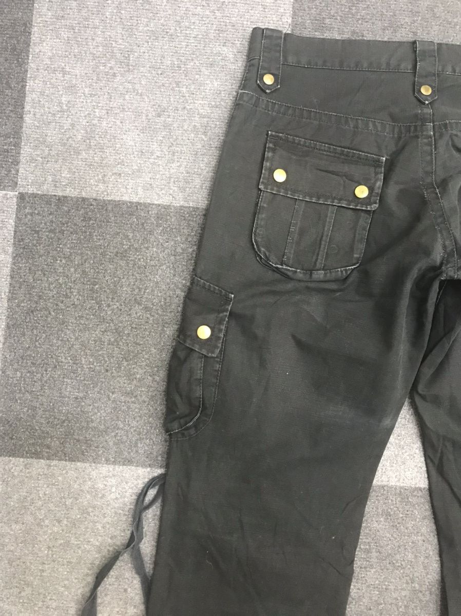 Designer Flare TETE HOMME Double Knee Multipockets Strap Cargo Pant Size US 31 - 14 Thumbnail