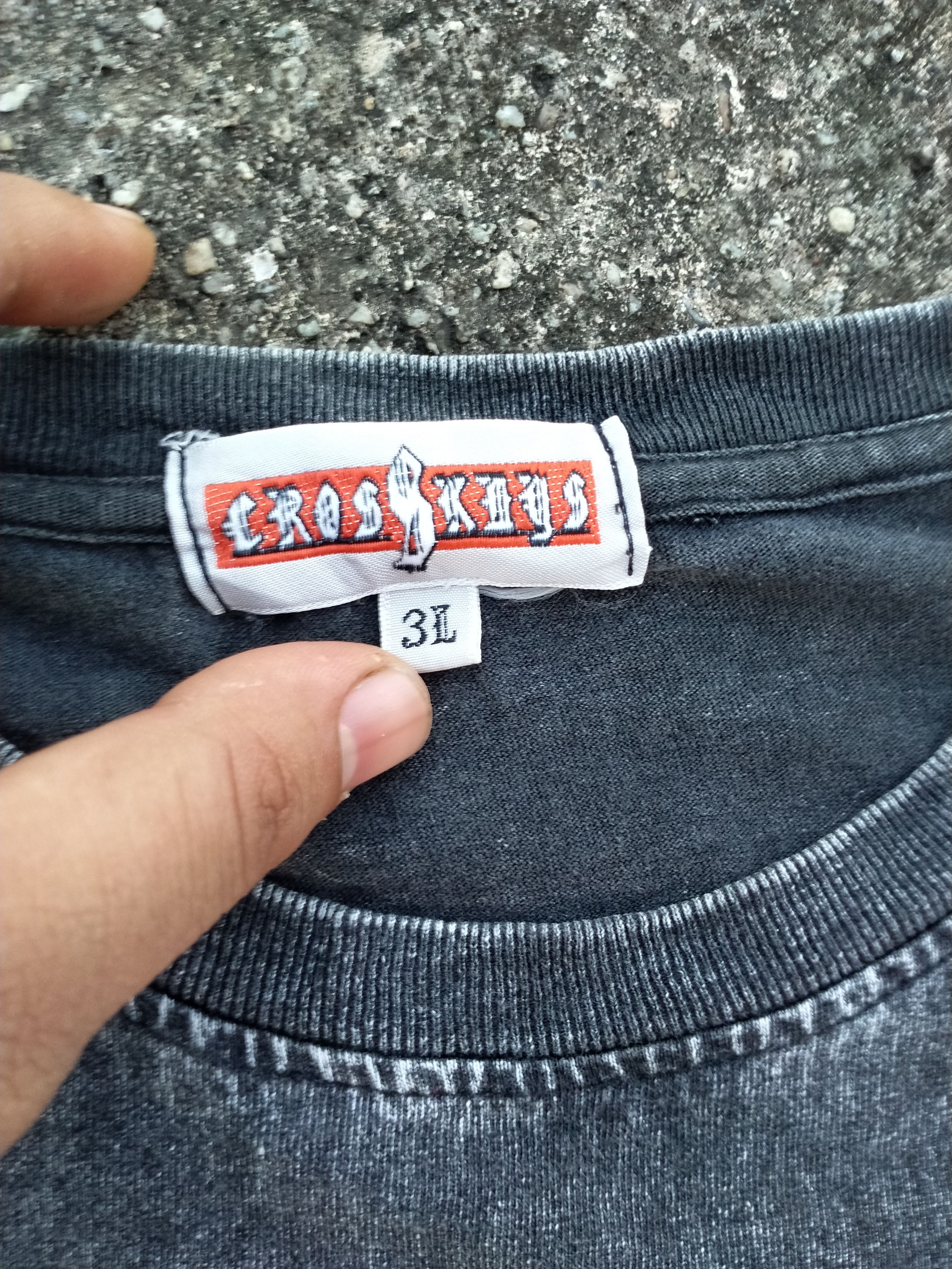 Japanese Brand EAGLE BIG LOGO BY CROSSKEYS LONG SLEEVE SHIRT Size US XXL / EU 58 / 5 - 3 Thumbnail