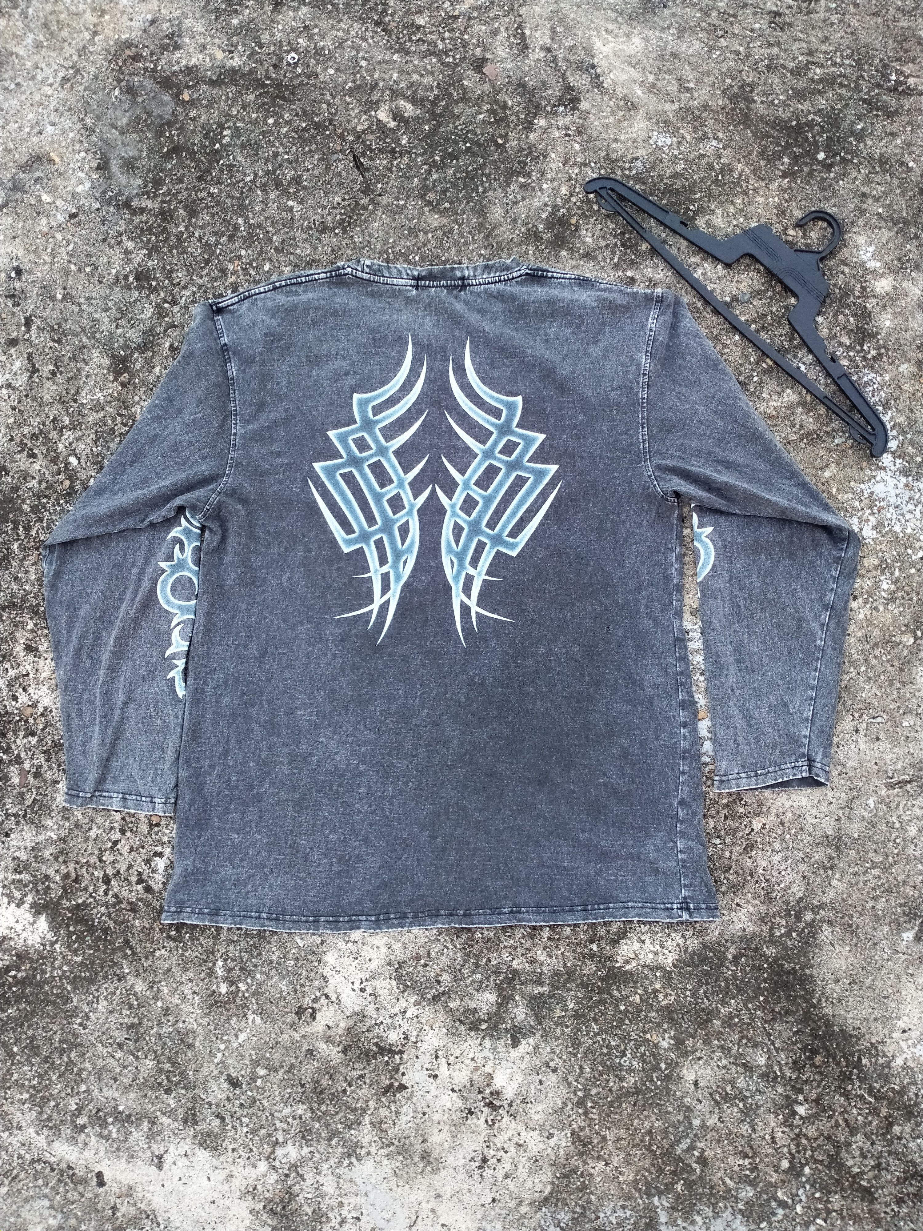 Japanese Brand EAGLE BIG LOGO BY CROSSKEYS LONG SLEEVE SHIRT Size US XXL / EU 58 / 5 - 8 Thumbnail