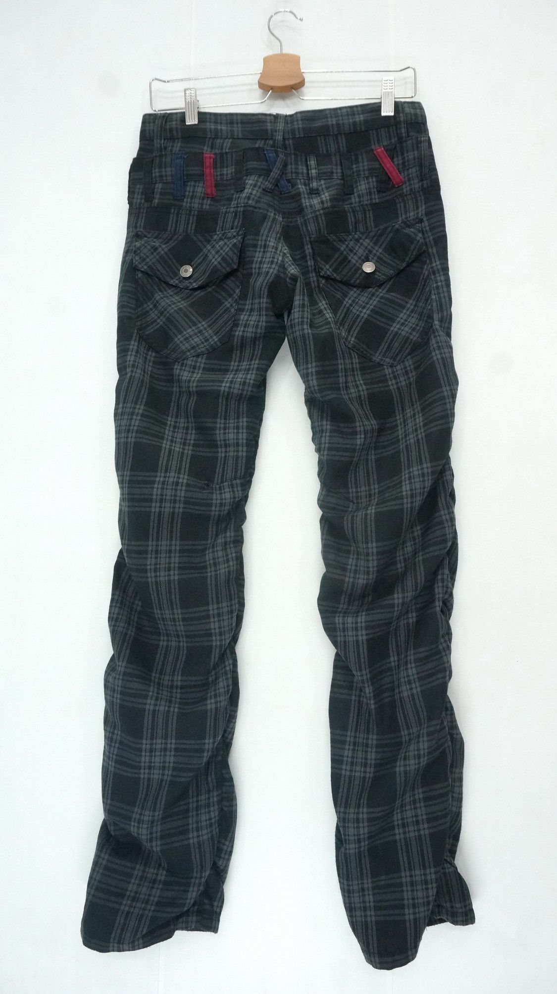 Japanese Brand 🔥🔥 NYLAUS Double Waist Shirring Skinny Shortrise Pants Size US 29 - 2 Thumbnail