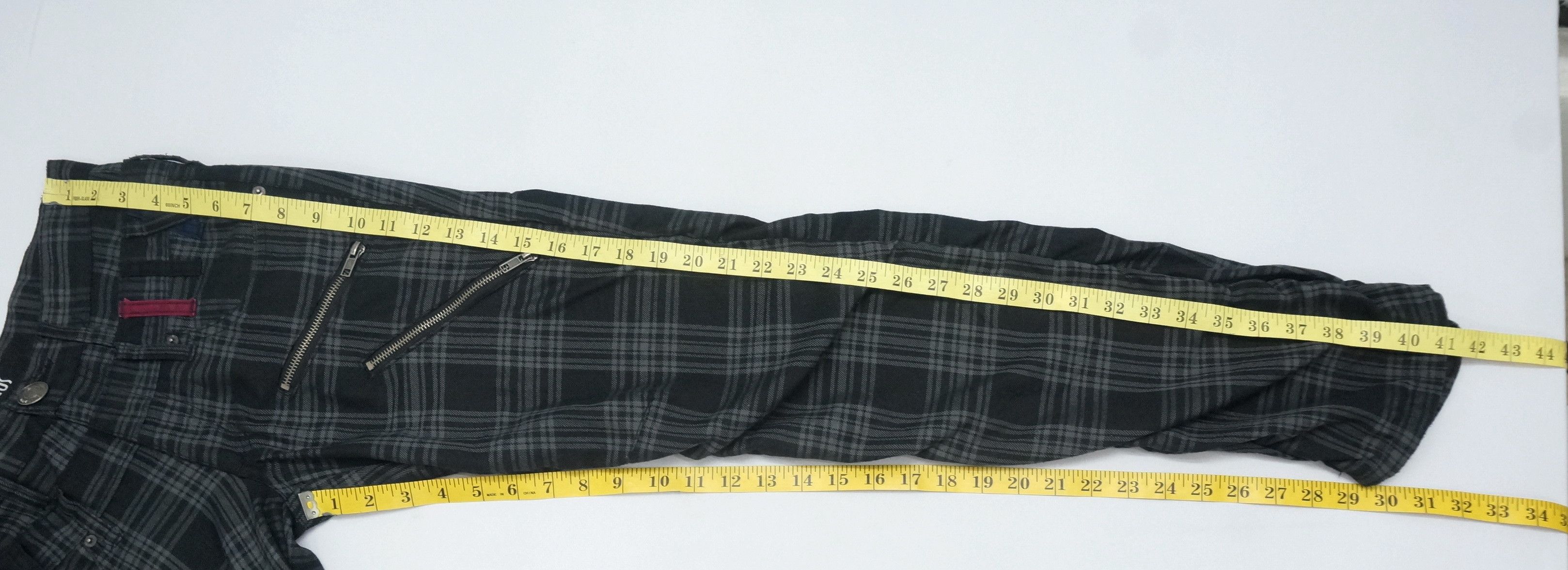 Japanese Brand 🔥🔥 NYLAUS Double Waist Shirring Skinny Shortrise Pants Size US 29 - 10 Thumbnail