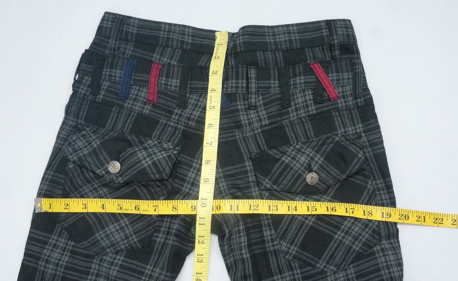 Japanese Brand 🔥🔥 NYLAUS Double Waist Shirring Skinny Shortrise Pants Size US 29 - 12 Thumbnail