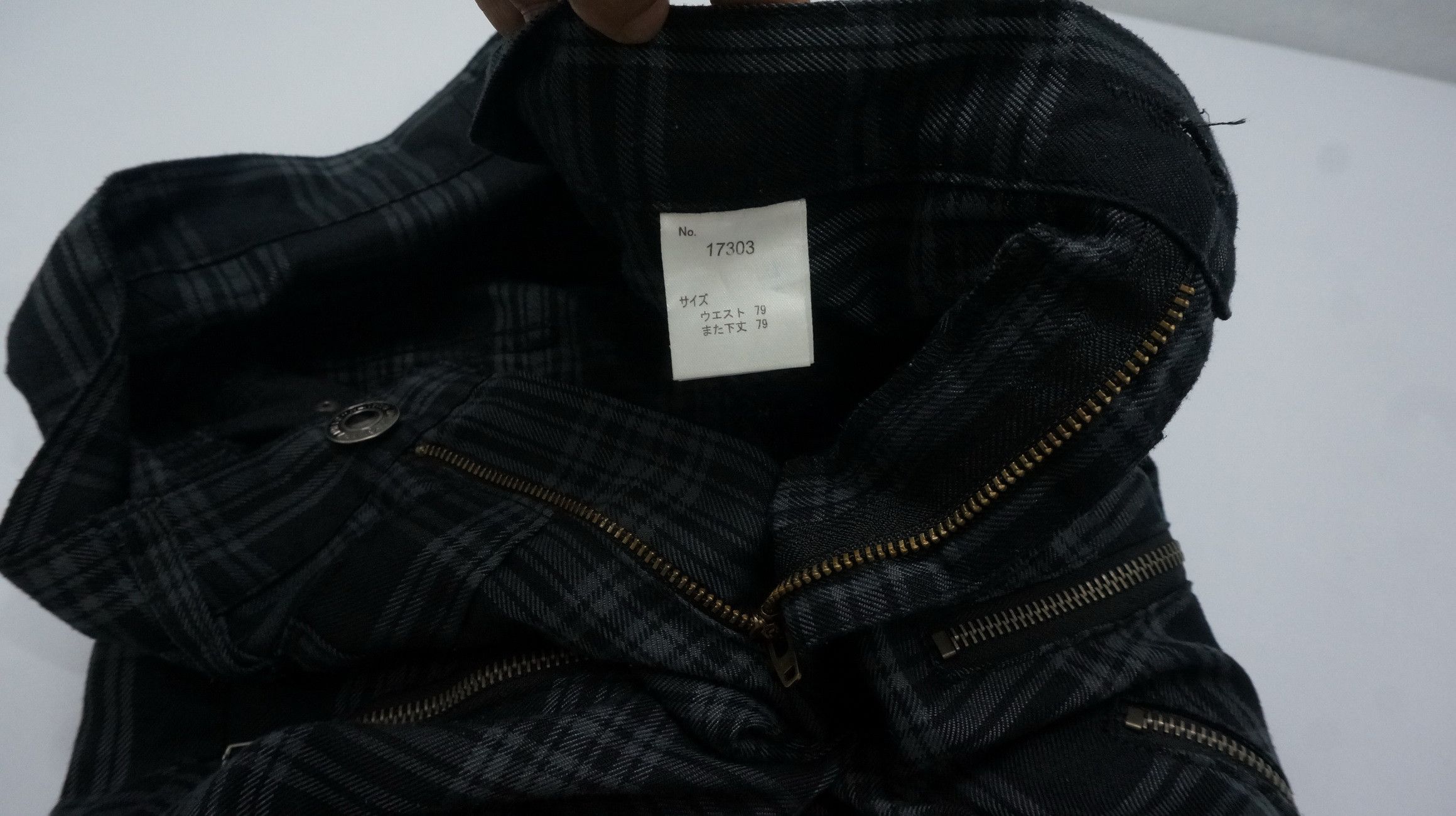 Japanese Brand 🔥🔥 NYLAUS Double Waist Shirring Skinny Shortrise Pants Size US 29 - 15 Thumbnail