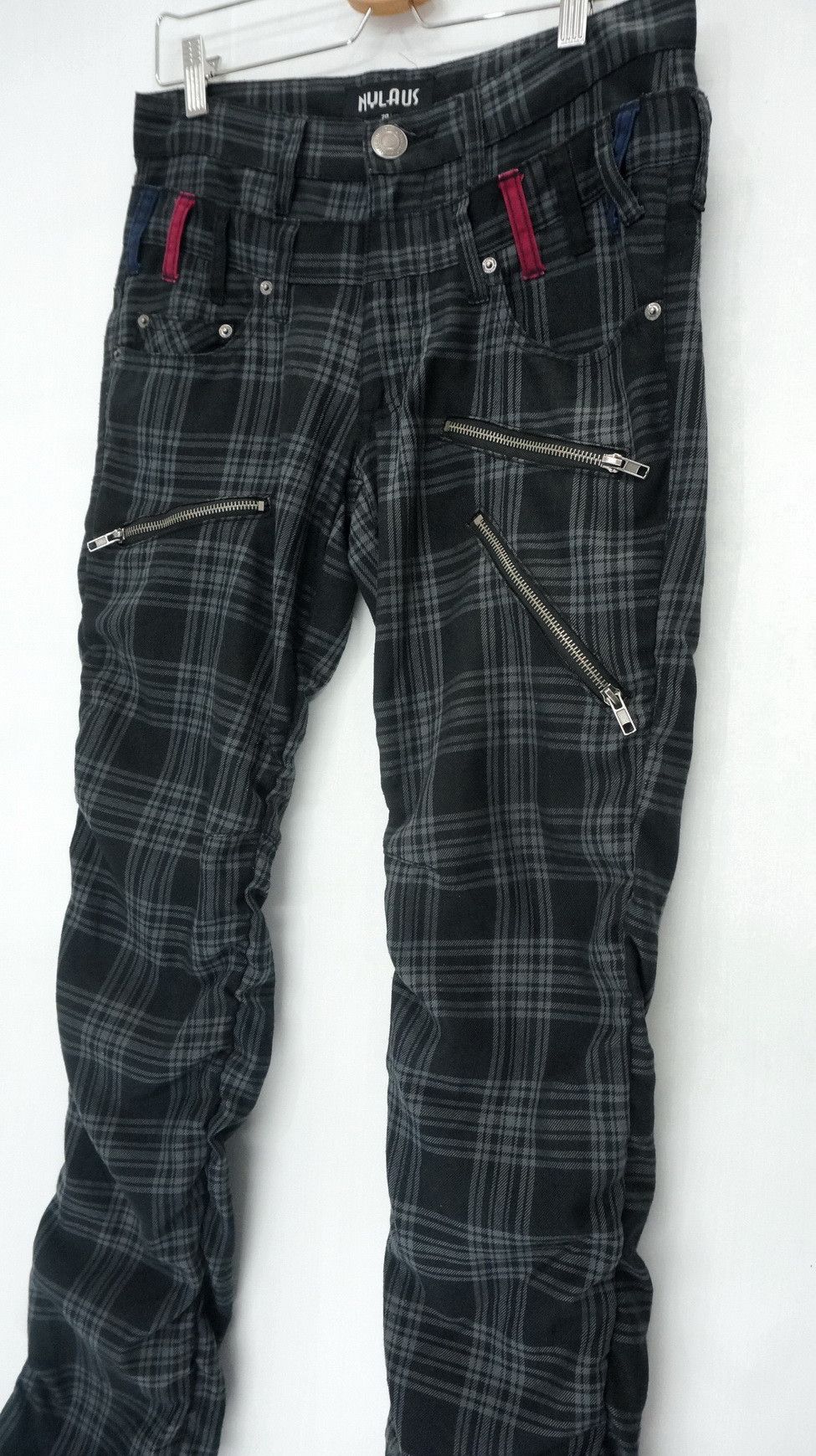Japanese Brand 🔥🔥 NYLAUS Double Waist Shirring Skinny Shortrise Pants Size US 29 - 3 Thumbnail