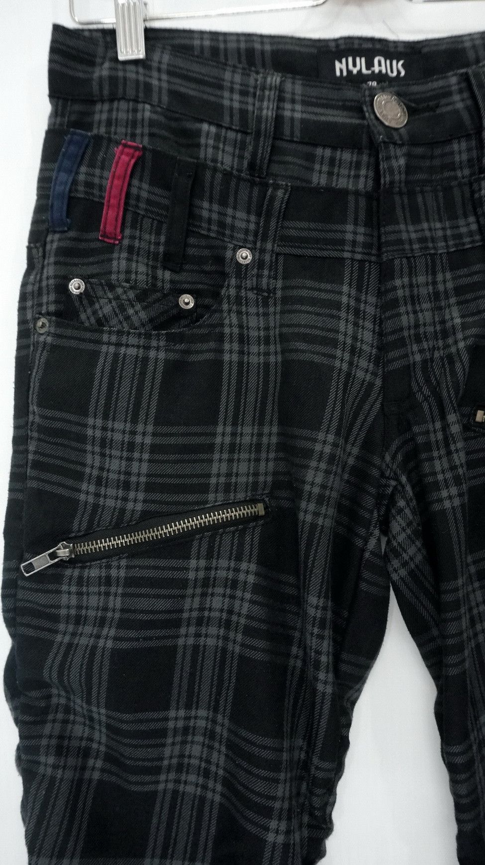 Japanese Brand 🔥🔥 NYLAUS Double Waist Shirring Skinny Shortrise Pants Size US 29 - 5 Thumbnail