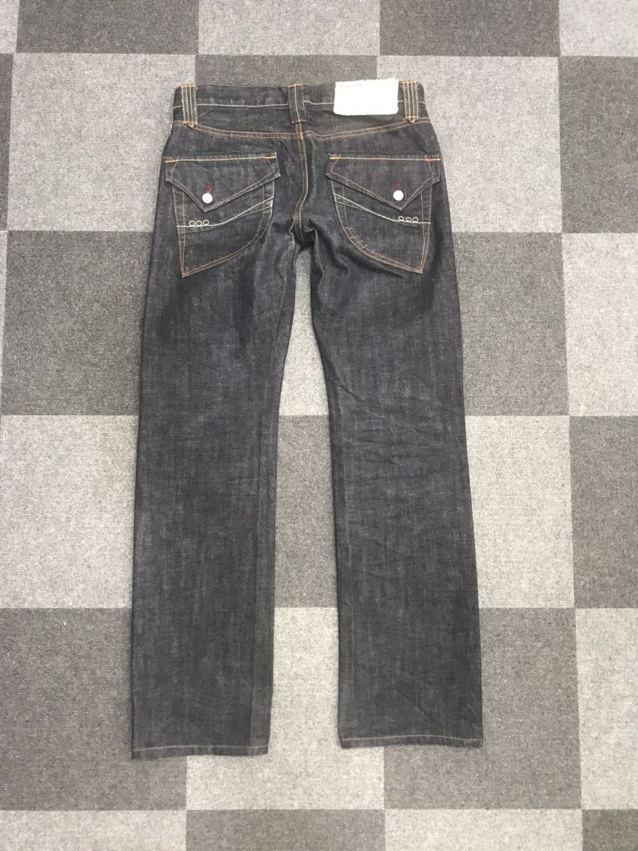 Japanese Brand ARCHIVAL BLUE WAYS STURDY BIKER JEANS Size US 32 / EU 48 - 4 Thumbnail