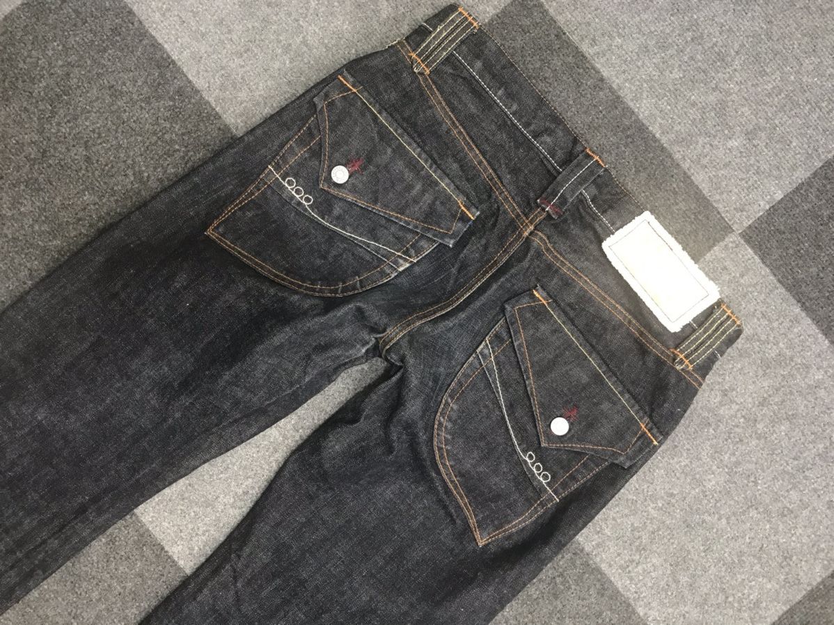 Japanese Brand ARCHIVAL BLUE WAYS STURDY BIKER JEANS Size US 32 / EU 48 - 8 Thumbnail