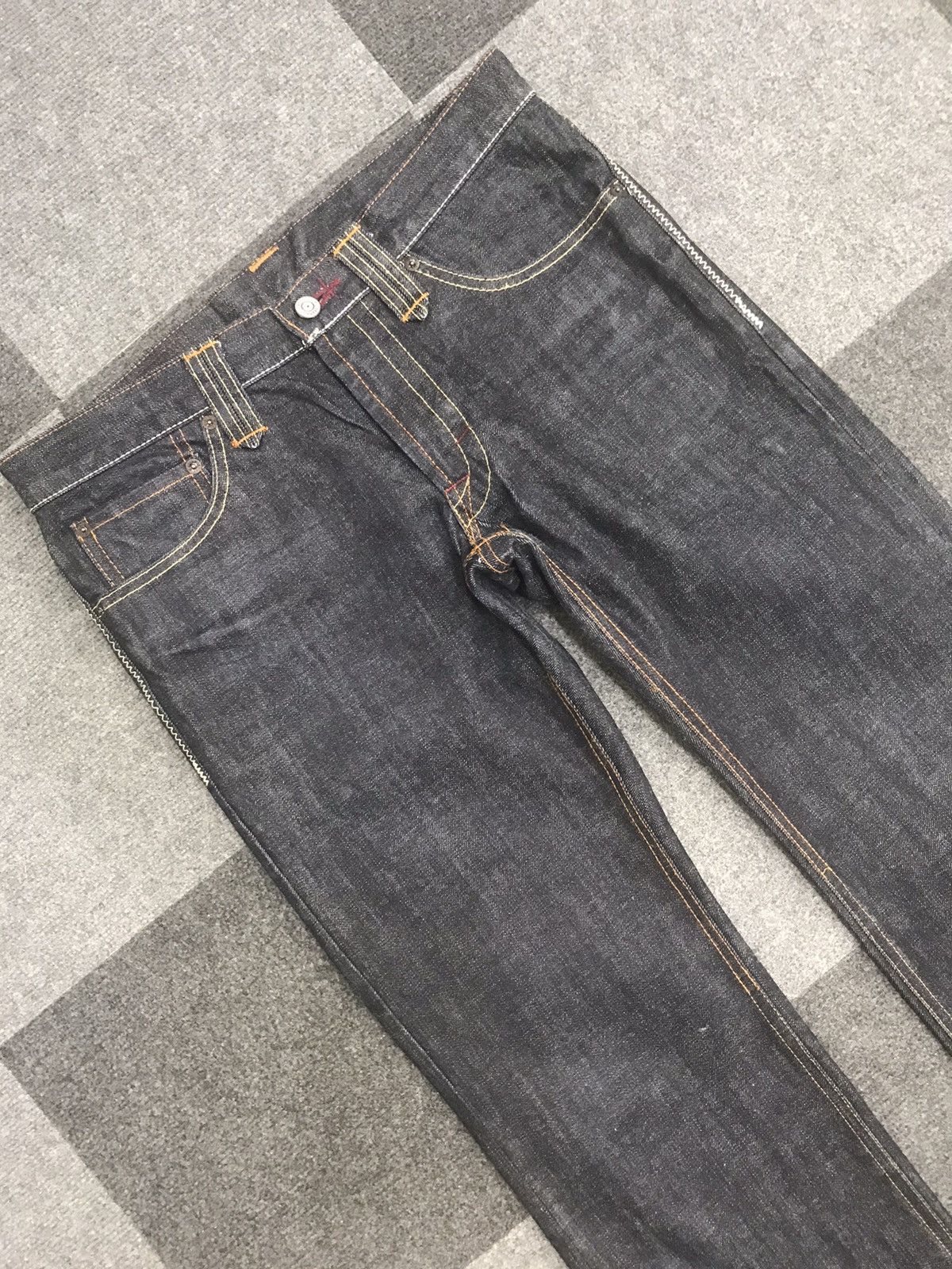 Japanese Brand ARCHIVAL BLUE WAYS STURDY BIKER JEANS Size US 32 / EU 48 - 5 Thumbnail