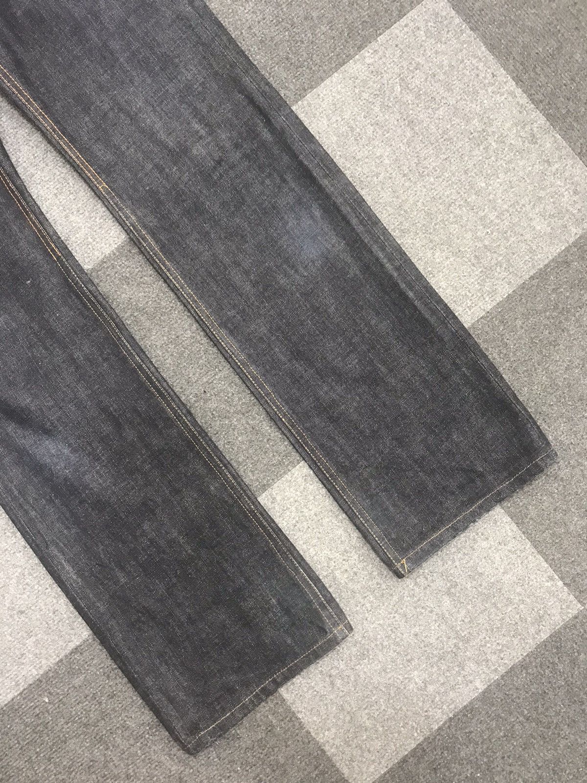 Japanese Brand ARCHIVAL BLUE WAYS STURDY BIKER JEANS Size US 32 / EU 48 - 6 Thumbnail