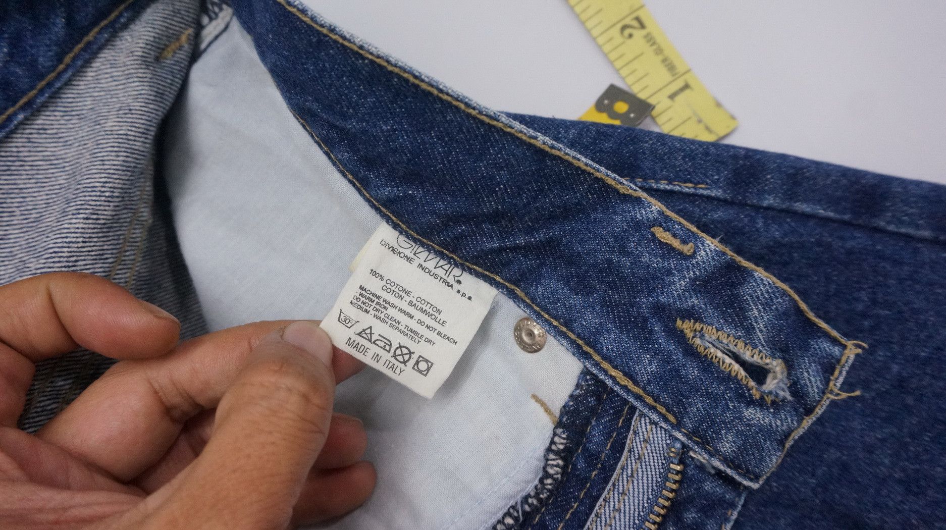 Iceberg Rare Vintage 90s Iceberg x Peanuts Blue Jeans Size US 30 / EU 46 - 11 Thumbnail