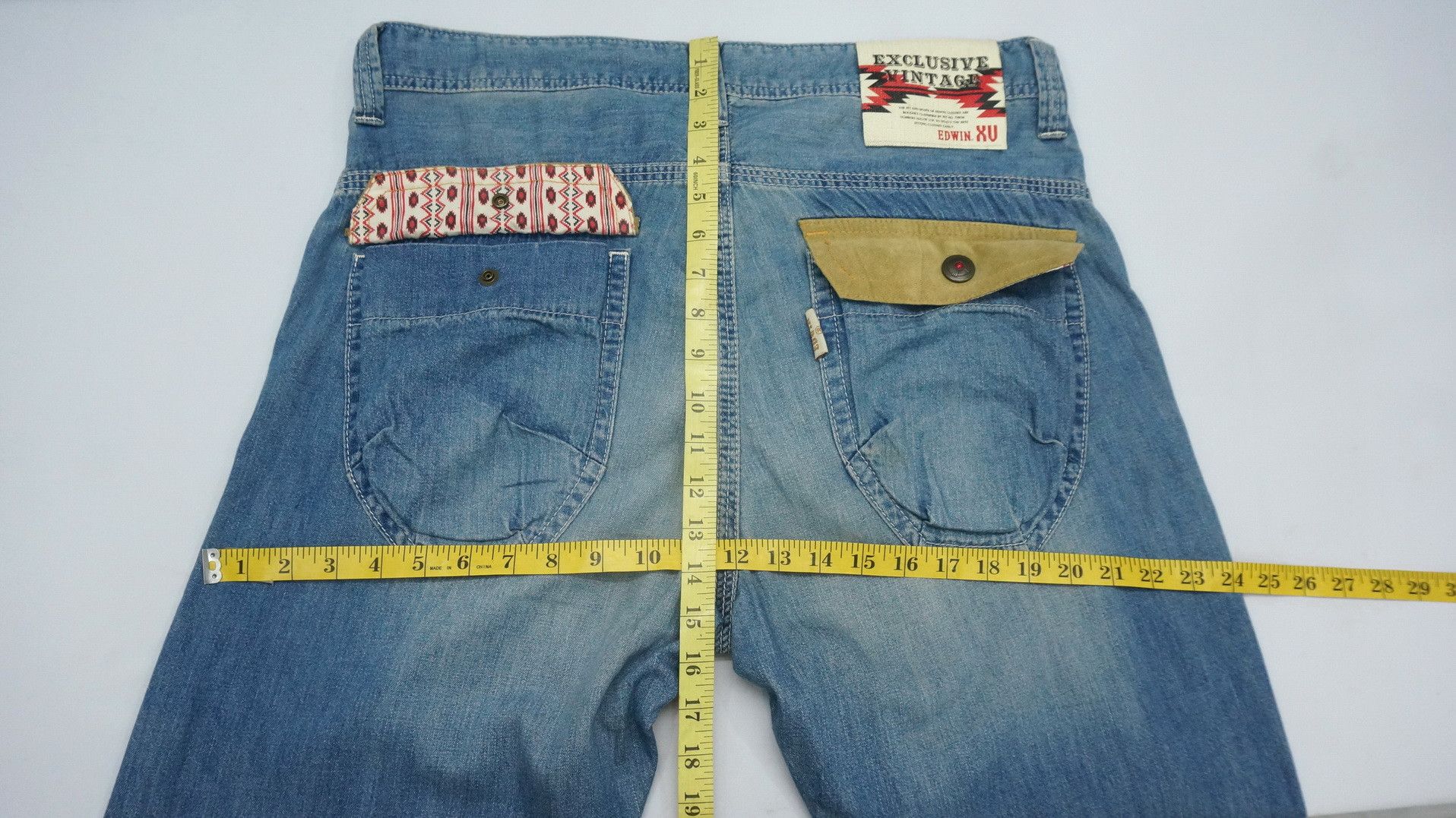Edwin EDWIN Exclusive Vtg Lightweight Soft Rollup Denim Size US 37 - 15 Thumbnail