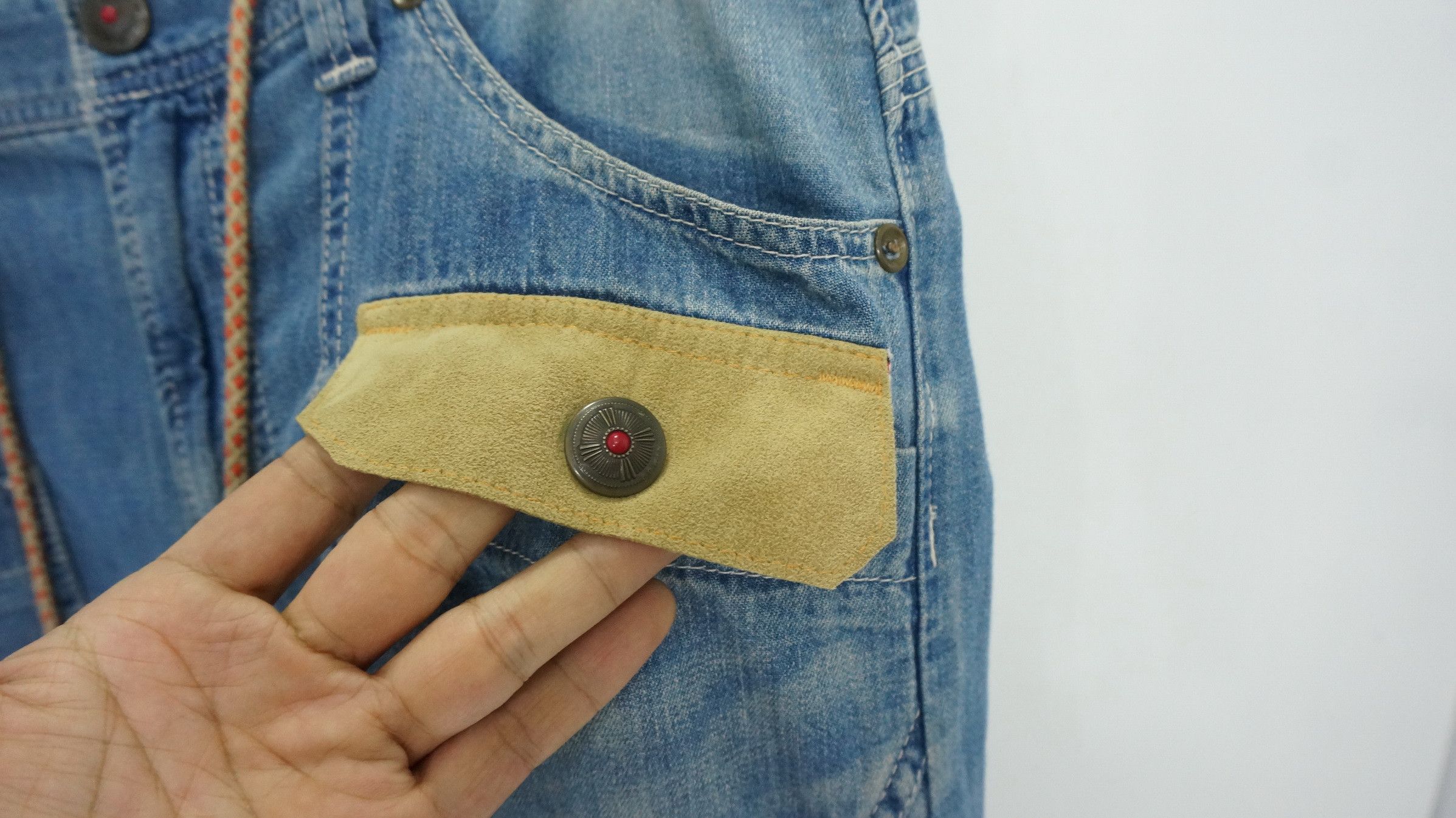 Edwin EDWIN Exclusive Vtg Lightweight Soft Rollup Denim Size US 37 - 5 Thumbnail