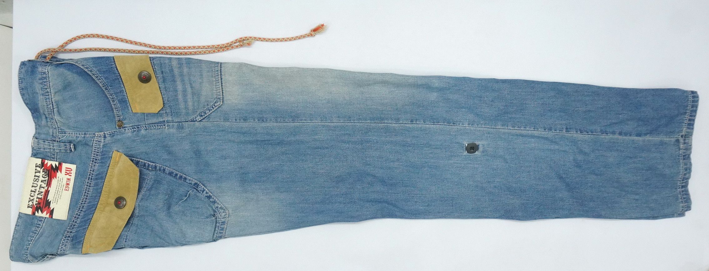 Edwin EDWIN Exclusive Vtg Lightweight Soft Rollup Denim Size US 37 - 10 Thumbnail