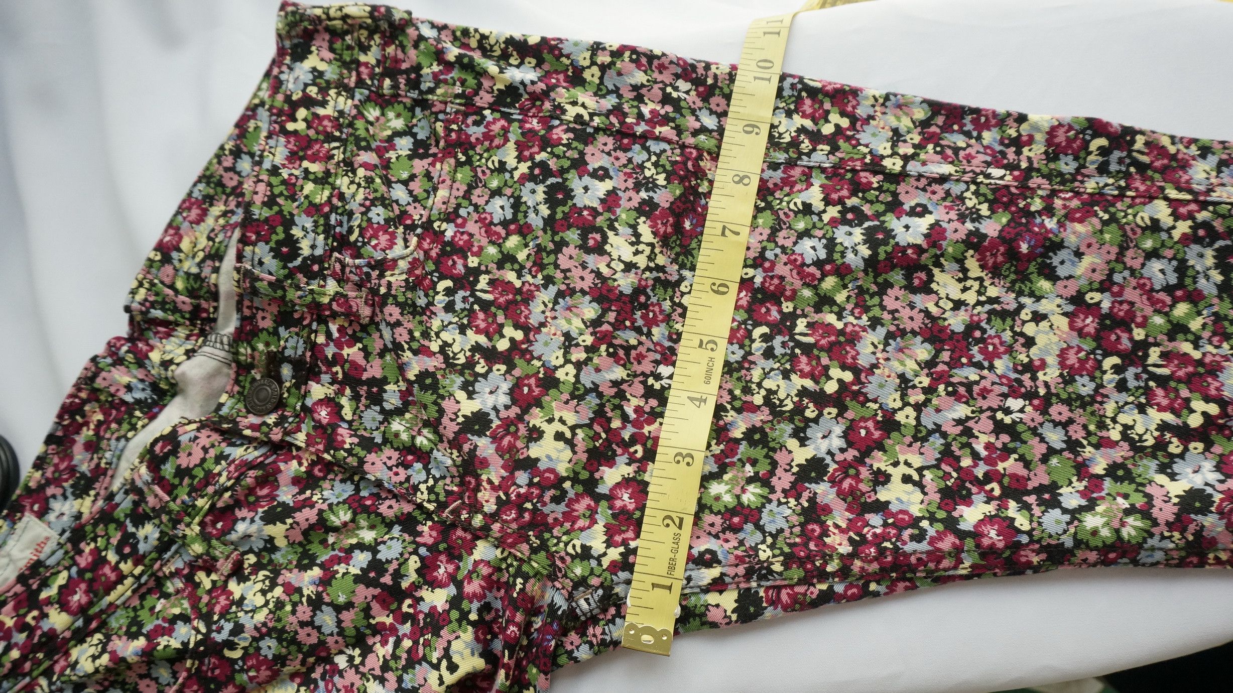 Japanese Brand Japan BETTY SMITH Floral Design Skinny Women's Pants Size 29" - 11 Thumbnail