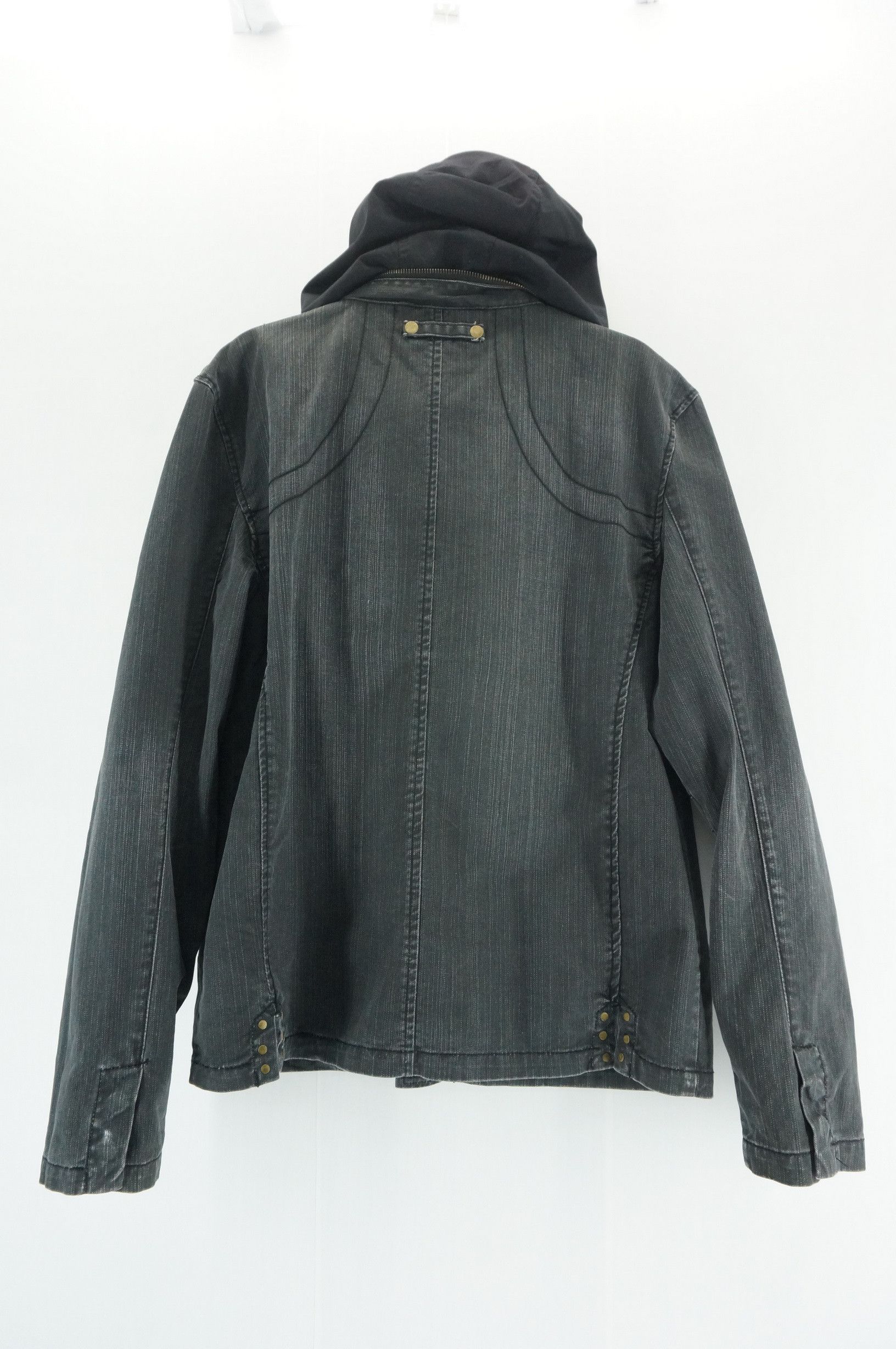 Japanese Brand Vtg Japan LOWBOX Punk Worn Out Distressed Hoodie Jacket Size US S / EU 44-46 / 1 - 9 Thumbnail