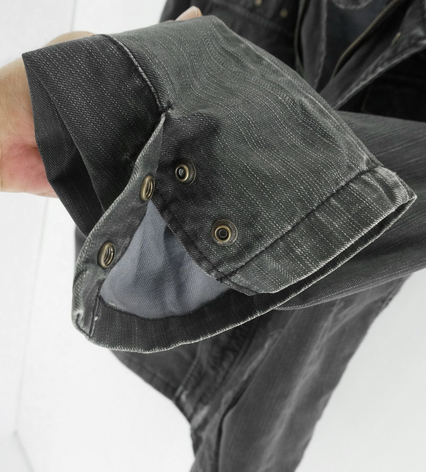 Japanese Brand Vtg Japan LOWBOX Punk Worn Out Distressed Hoodie Jacket Size US S / EU 44-46 / 1 - 17 Thumbnail