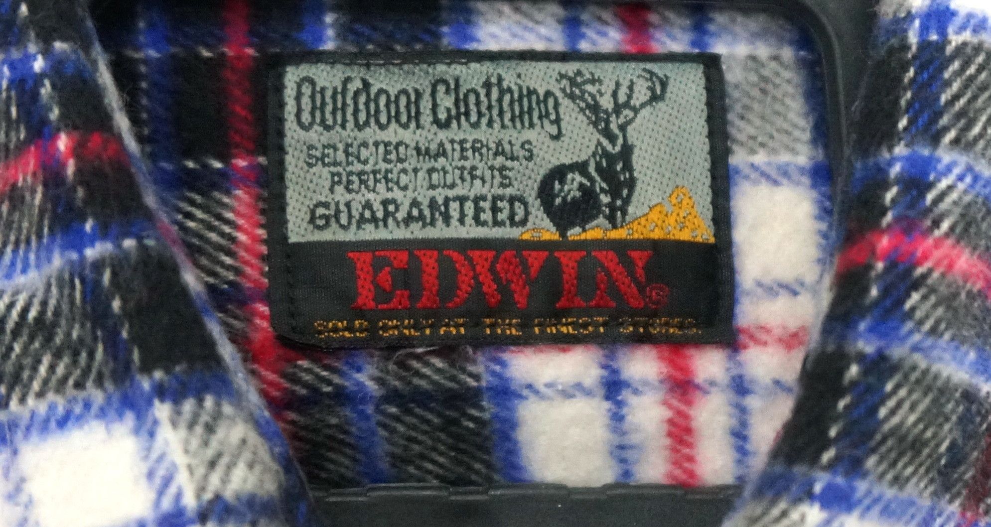 Edwin Vintage EDWIN Outdoor Clothing Thick Flannel L/S Shirt Size US S / EU 44-46 / 1 - 5 Thumbnail