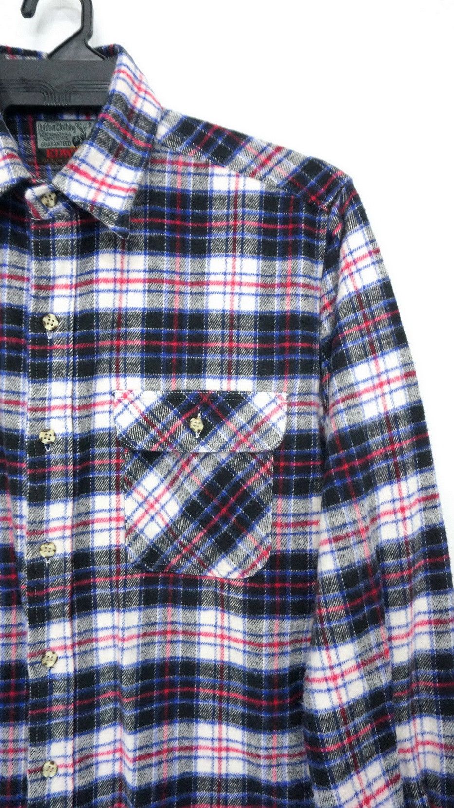 Edwin Vintage EDWIN Outdoor Clothing Thick Flannel L/S Shirt Size US S / EU 44-46 / 1 - 3 Thumbnail