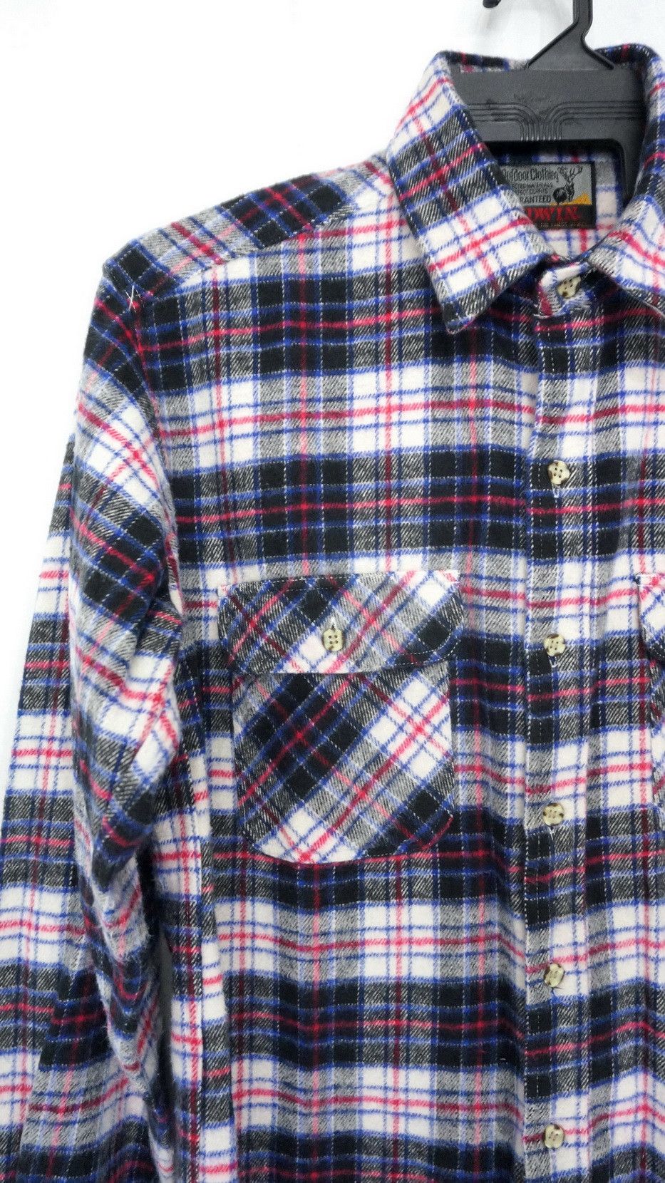 Edwin Vintage EDWIN Outdoor Clothing Thick Flannel L/S Shirt Size US S / EU 44-46 / 1 - 6 Thumbnail