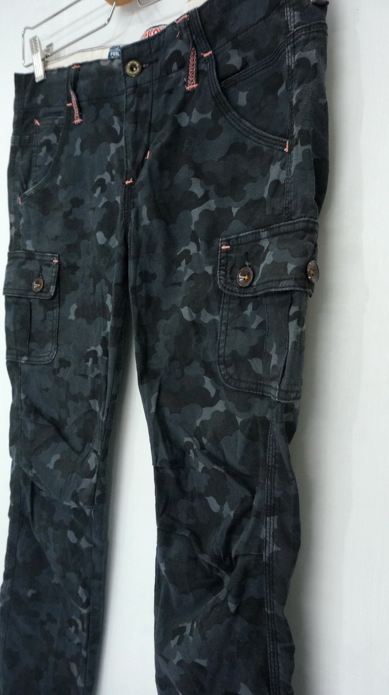 Japanese Brand Japan BETTY SMITH Cargo Skinny fit women's pants Size 31" - 2 Thumbnail