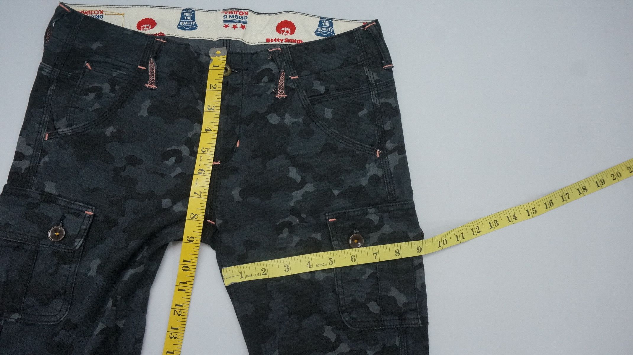 Japanese Brand Japan BETTY SMITH Cargo Skinny fit women's pants Size 31" - 11 Thumbnail