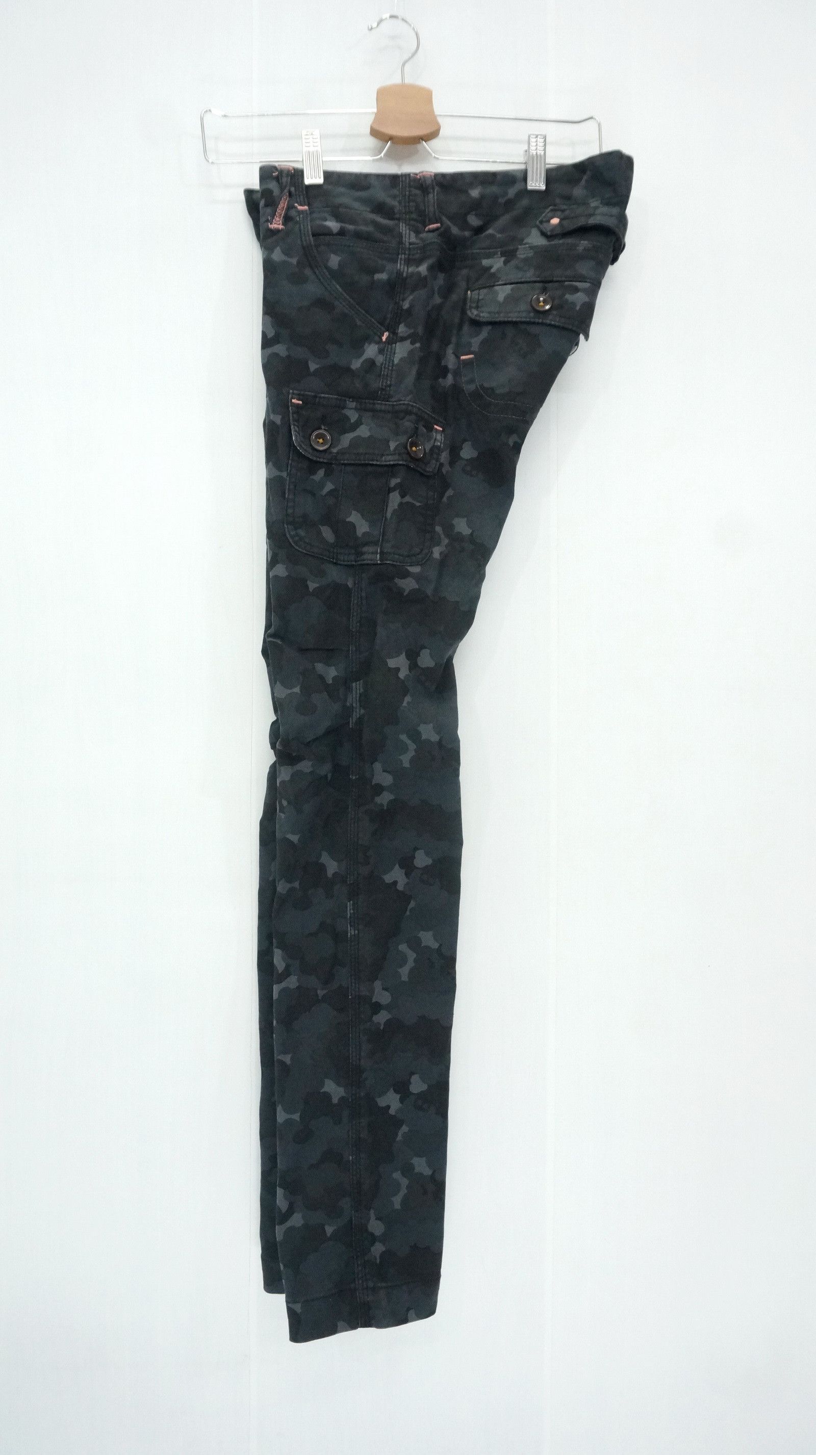 Japanese Brand Japan BETTY SMITH Cargo Skinny fit women's pants Size 31" - 4 Thumbnail