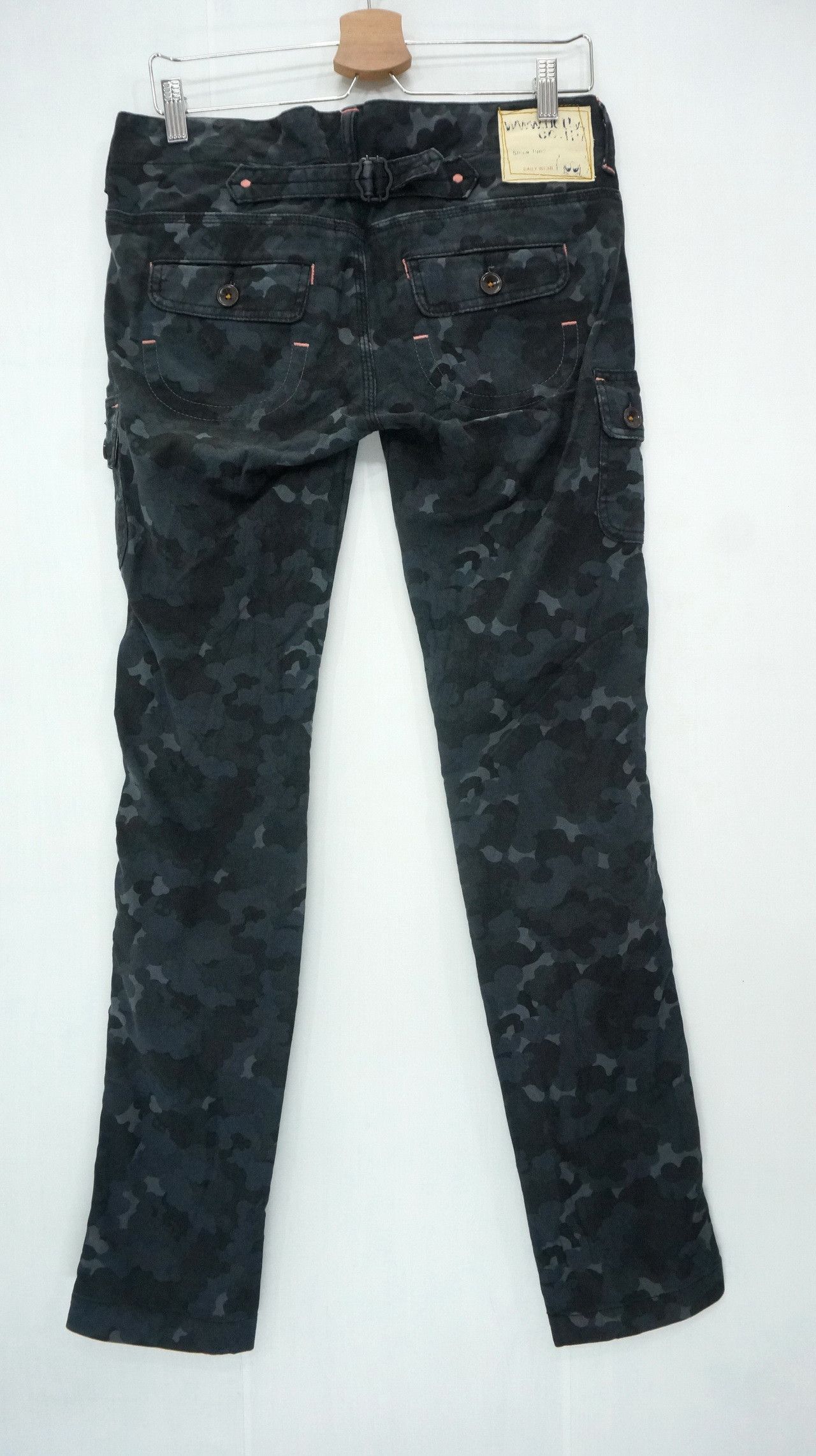 Japanese Brand Japan BETTY SMITH Cargo Skinny fit women's pants Size 31" - 3 Thumbnail
