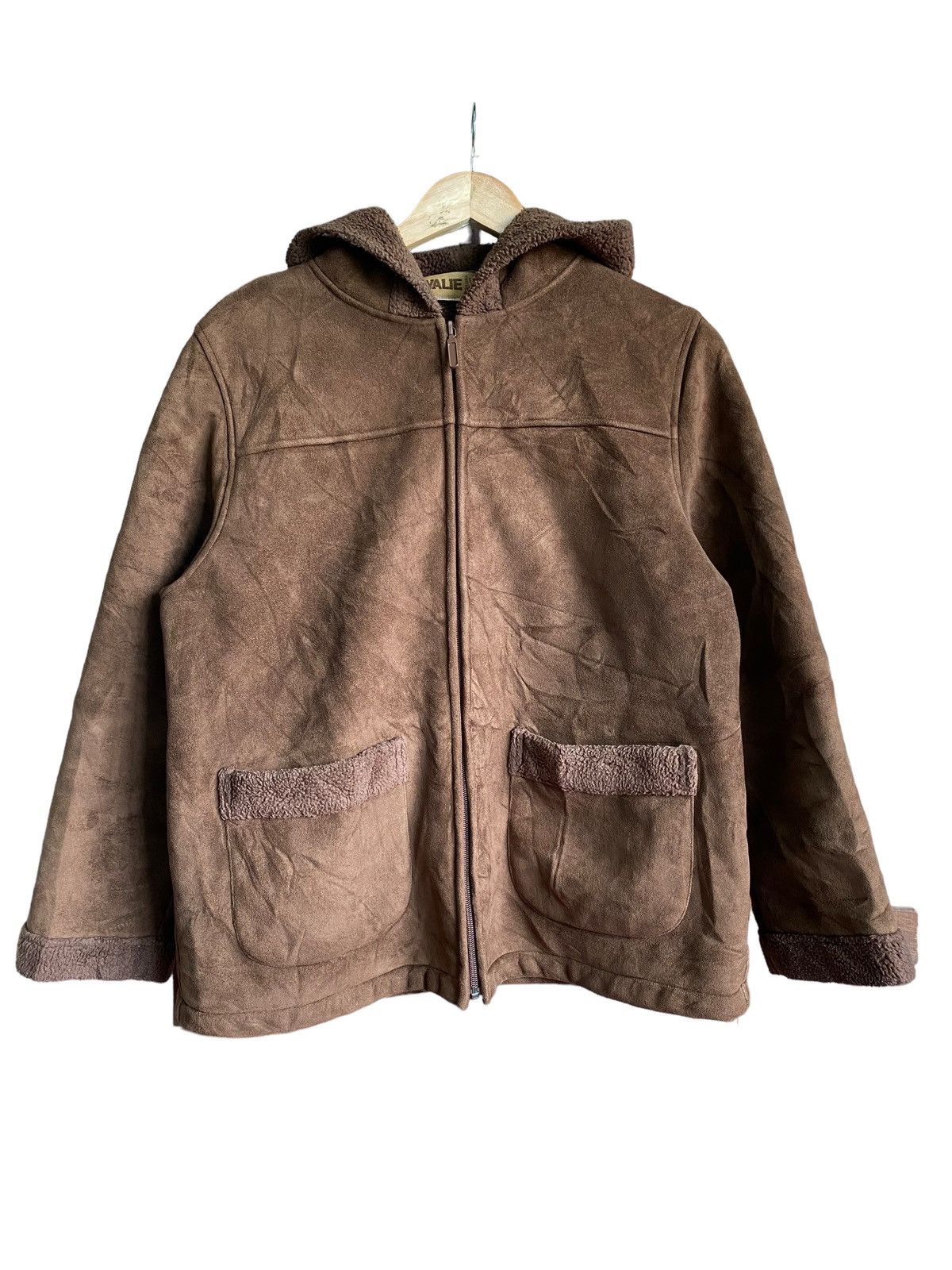 Vintage McGregor Artifical Leather Shepard Hoodie Jacket