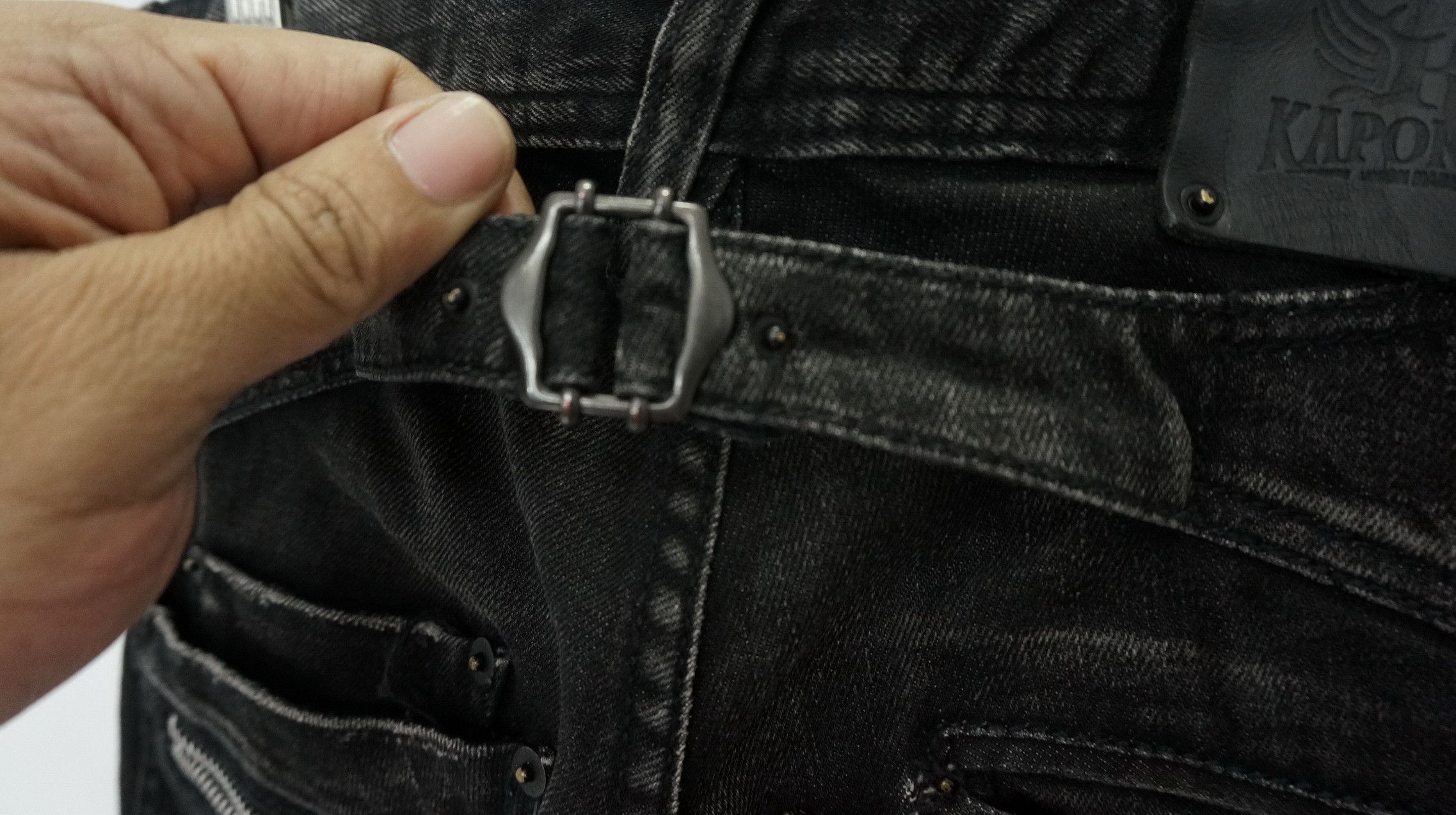 Other VTG 💥 UNION MADE KAPORAL 5 Buckle Back Bush Jeans Size US 30 / EU 46 - 7 Thumbnail