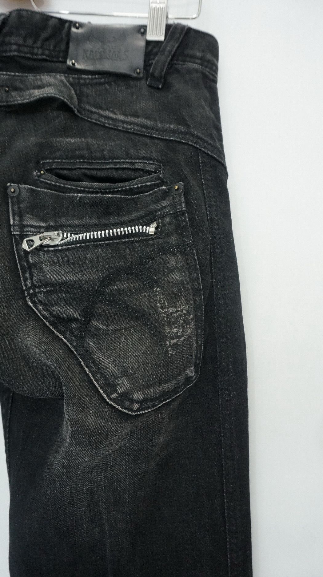 Other VTG 💥 UNION MADE KAPORAL 5 Buckle Back Bush Jeans Size US 30 / EU 46 - 12 Thumbnail