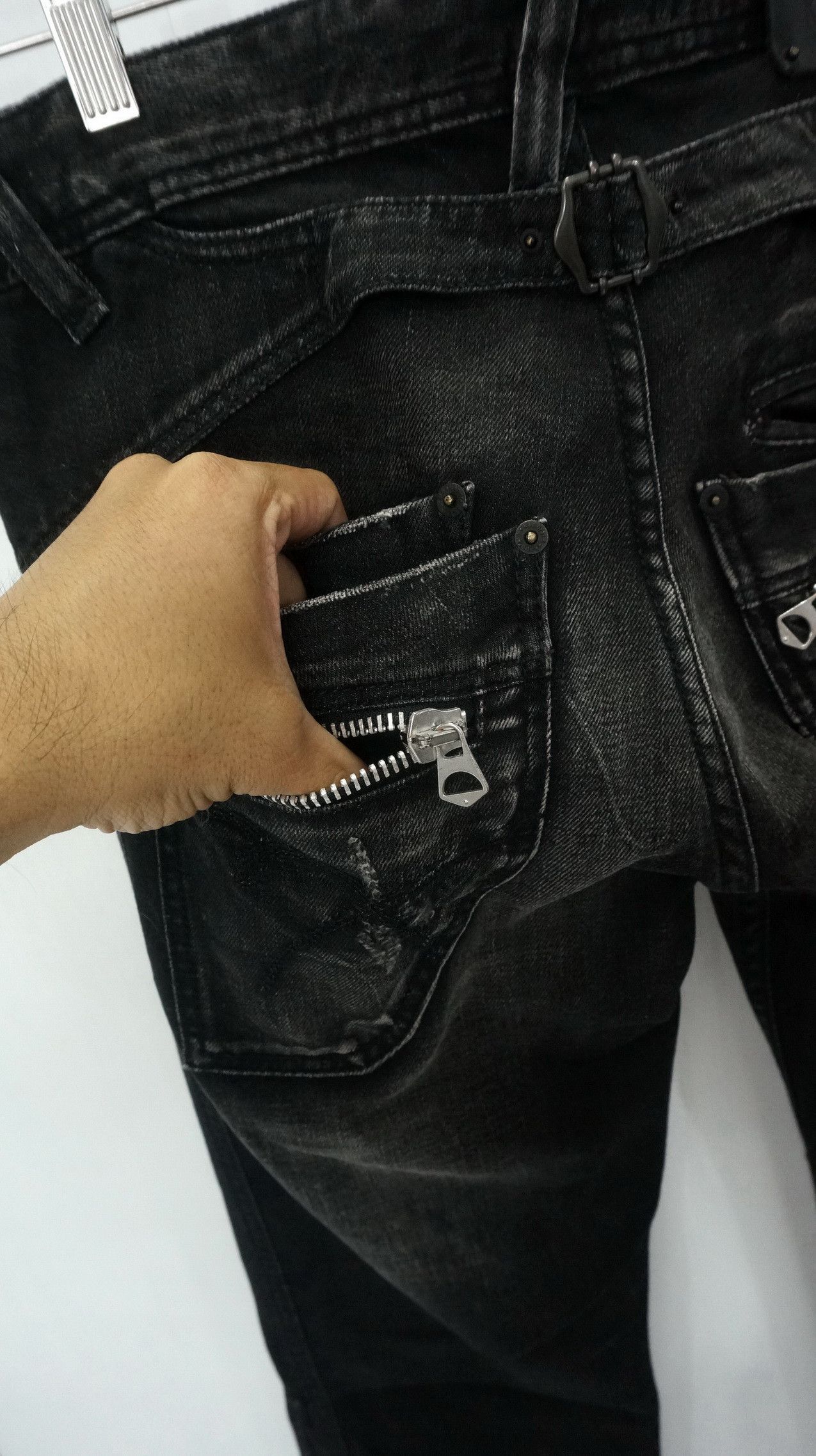 Other VTG 💥 UNION MADE KAPORAL 5 Buckle Back Bush Jeans Size US 30 / EU 46 - 9 Thumbnail