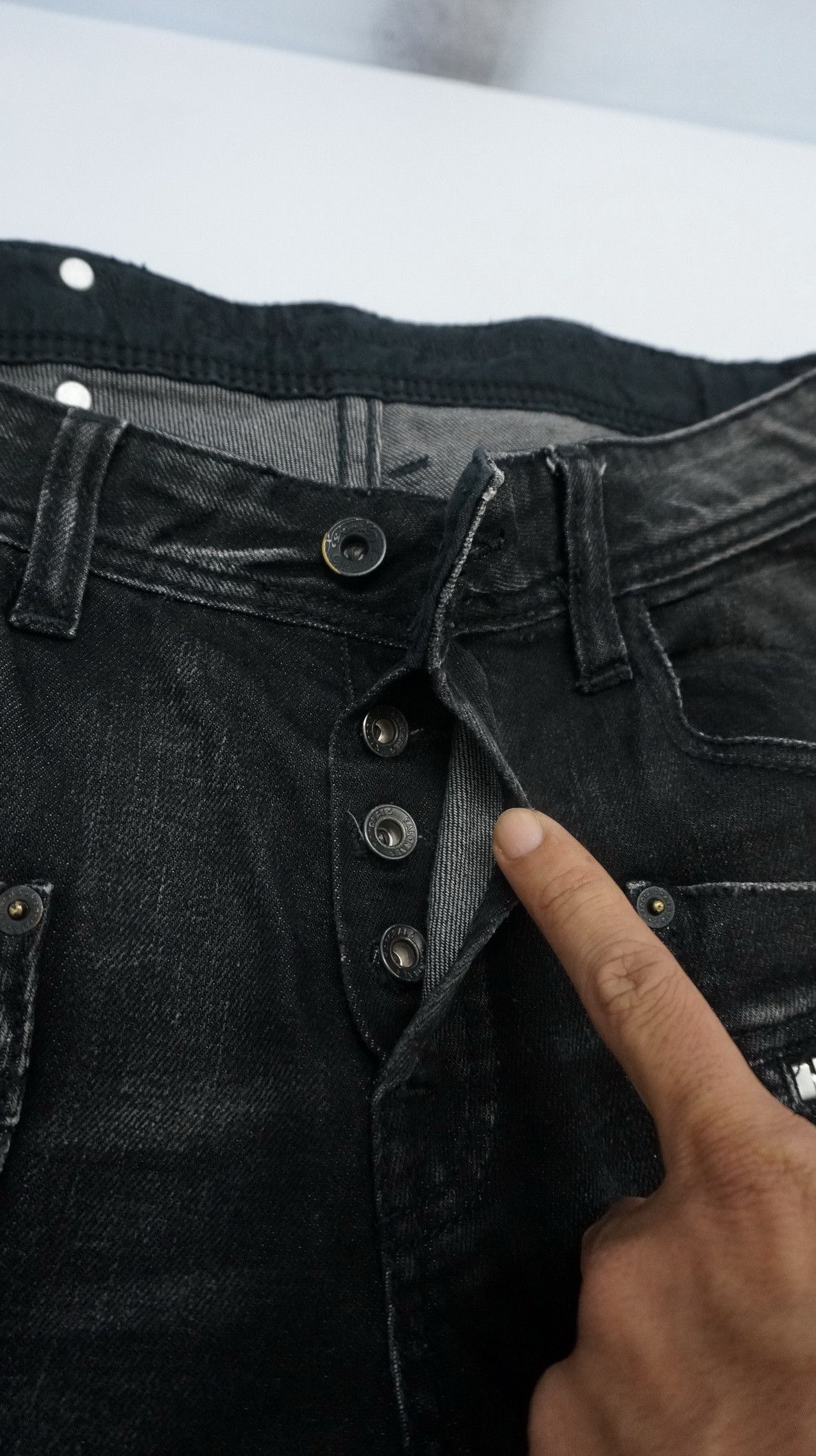 Other VTG 💥 UNION MADE KAPORAL 5 Buckle Back Bush Jeans Size US 30 / EU 46 - 14 Thumbnail