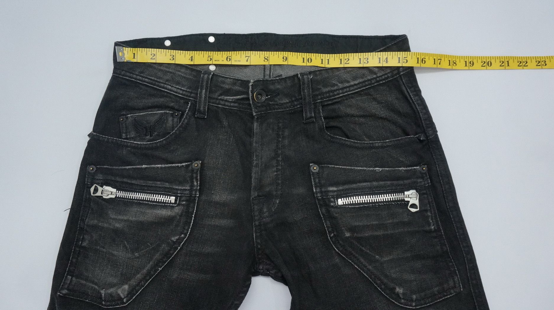 Other VTG 💥 UNION MADE KAPORAL 5 Buckle Back Bush Jeans Size US 30 / EU 46 - 15 Thumbnail