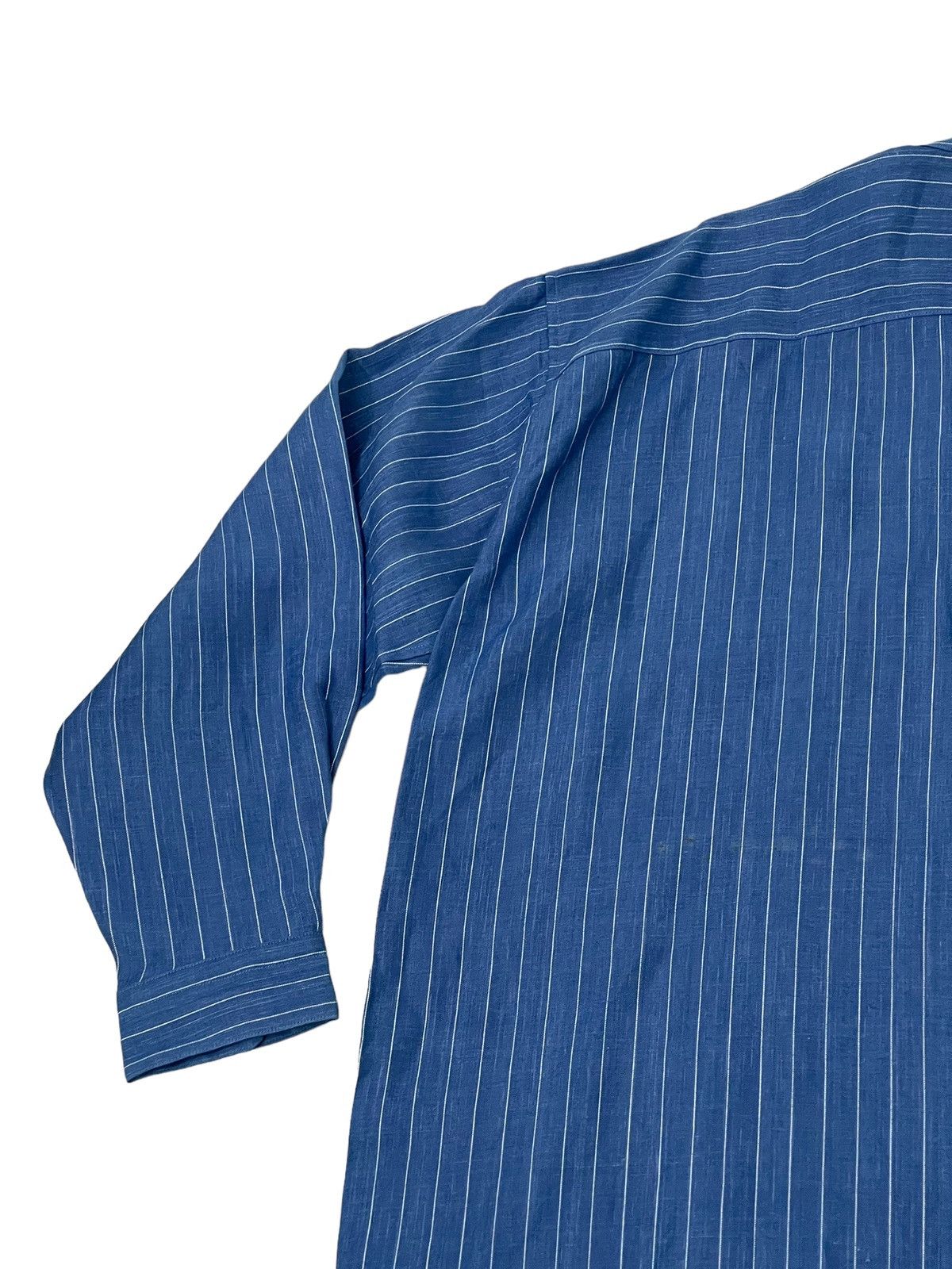 Issey Miyake NWT Miyake Design Studio 100% Linen Striped Oversize 49🟩 Size US L / EU 52-54 / 3 - 16 Thumbnail