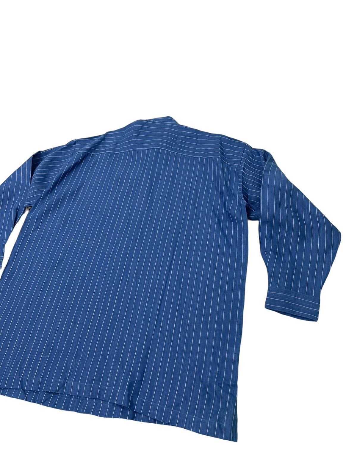 Issey Miyake NWT Miyake Design Studio 100% Linen Striped Oversize 49🟩 Size US L / EU 52-54 / 3 - 12 Thumbnail