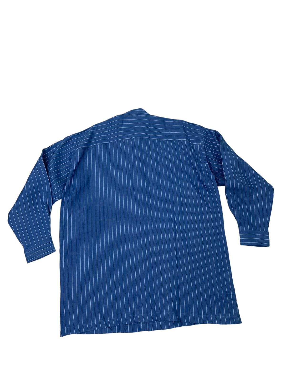 Issey Miyake NWT Miyake Design Studio 100% Linen Striped Oversize 49🟩 Size US L / EU 52-54 / 3 - 10 Thumbnail