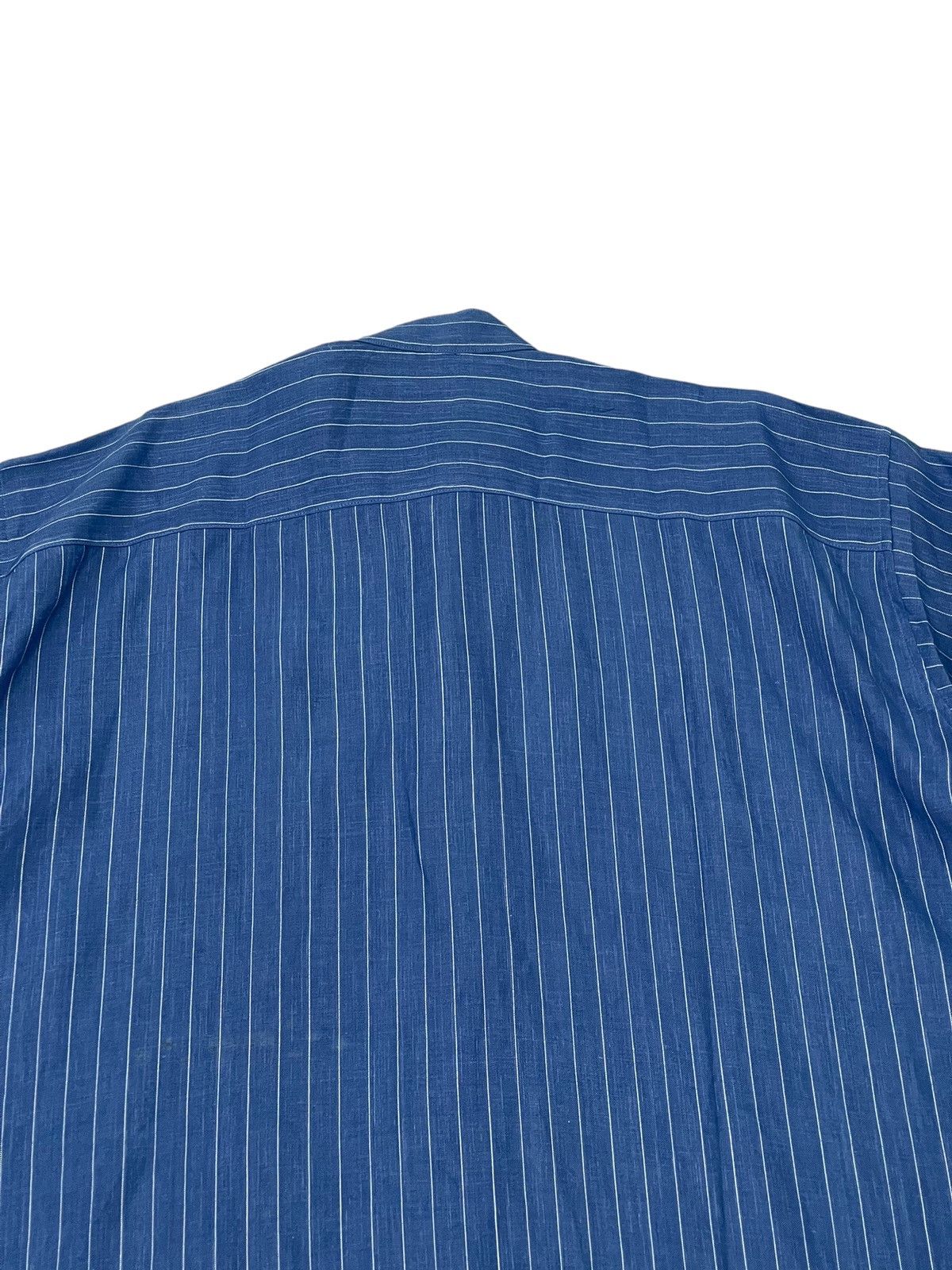 Issey Miyake NWT Miyake Design Studio 100% Linen Striped Oversize 49🟩 Size US L / EU 52-54 / 3 - 18 Thumbnail
