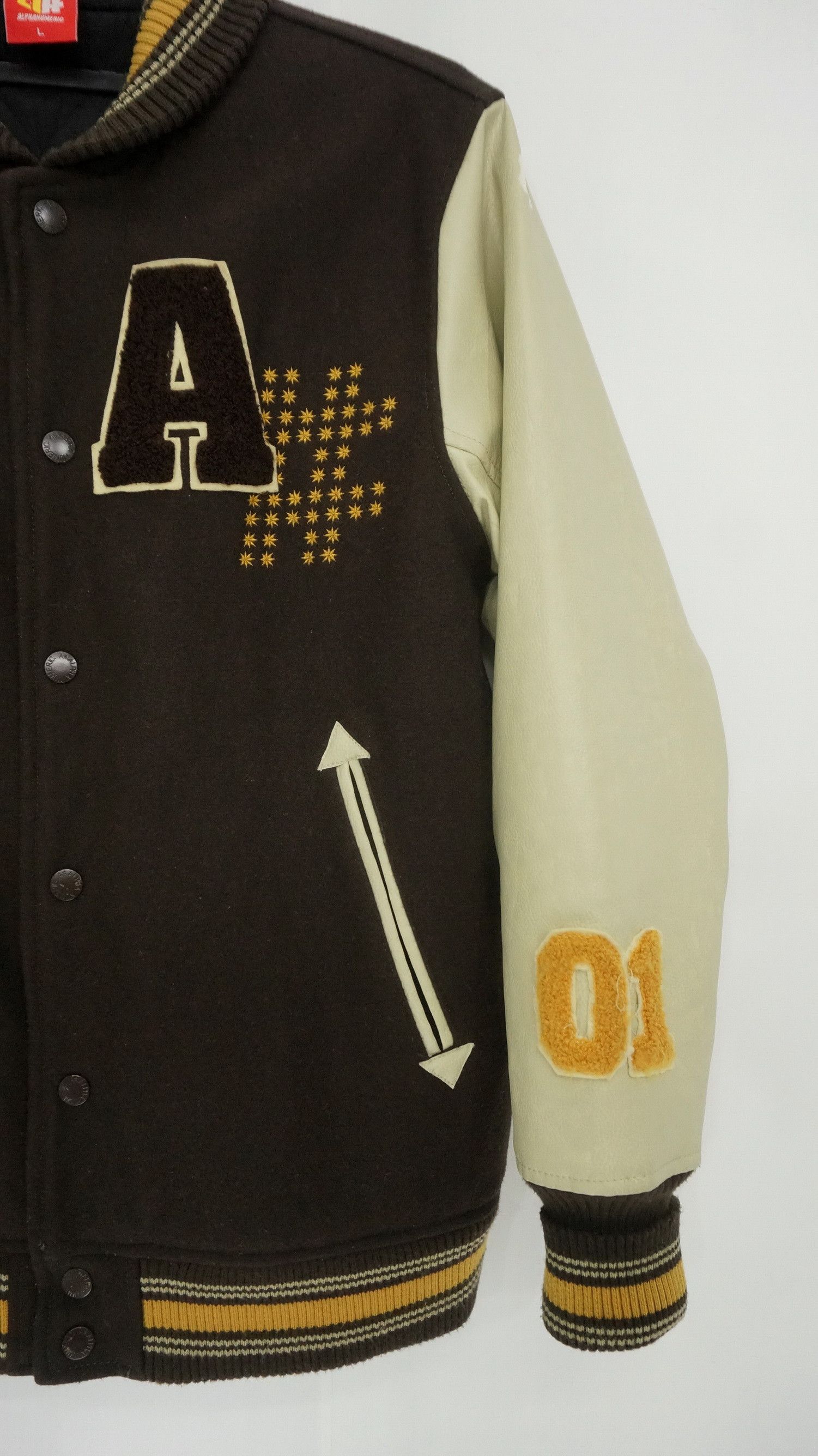 Alphanumeric ALPHANUMERIC Vintage Worn Varsity Jacket Size US M / EU 48-50 / 2 - 3 Thumbnail