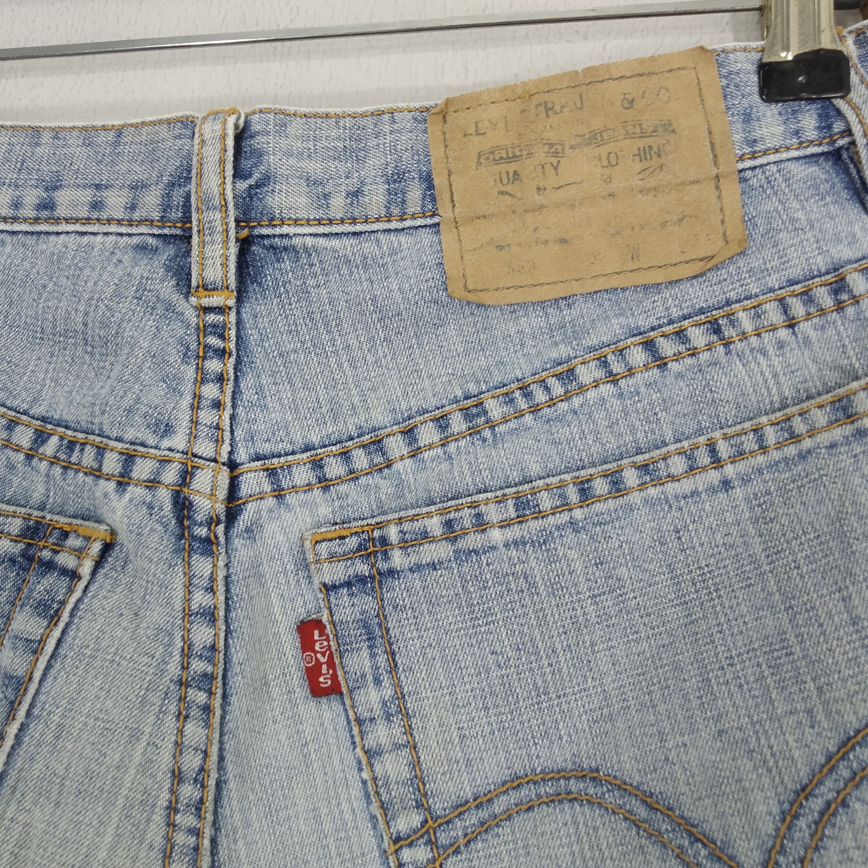 Jean Vintage 90's Levi's Cut Off Denim Jeans Shorts Levi's Size US 31 - 8 Thumbnail