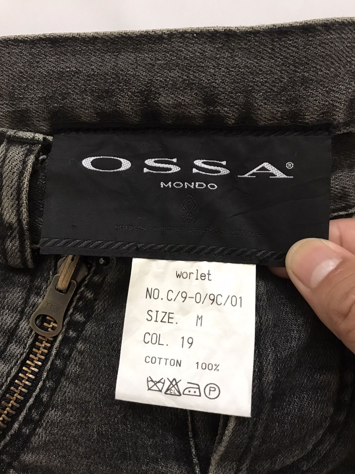 Japanese Brand OSSA MONDO ZIPPER STYLE TROUSER PANTS Size 30" / US 8 / IT 44 - 9 Thumbnail