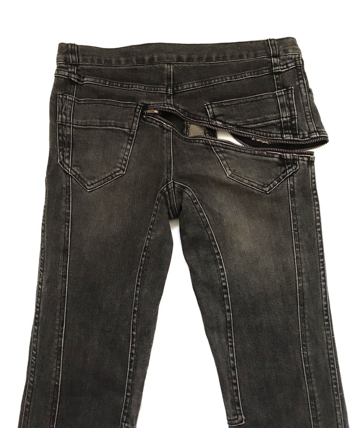 Japanese Brand OSSA MONDO ZIPPER STYLE TROUSER PANTS Size 30" / US 8 / IT 44 - 8 Thumbnail