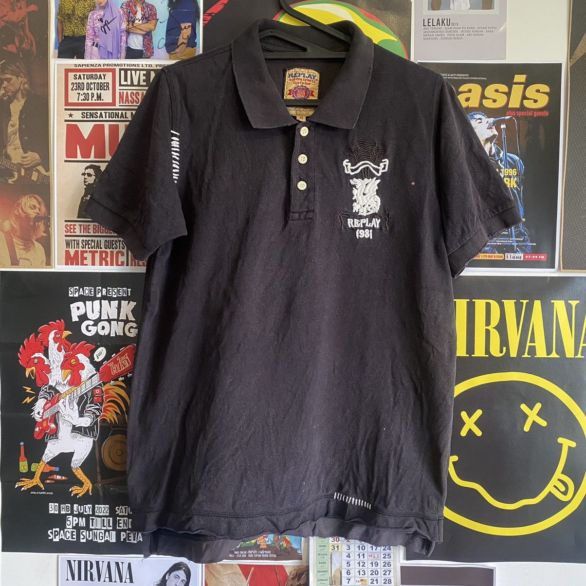 Replay Vintage Replay 1981 Union Cup Shirt Size US M / EU 48-50 / 2 - 1 Thumbnail