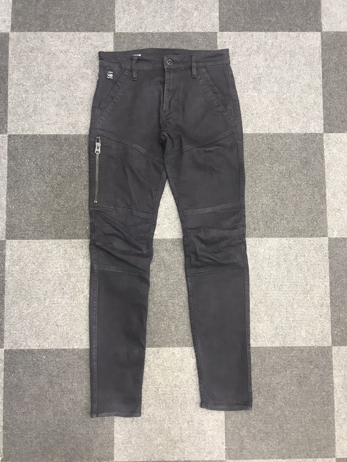 G-Star GSTAR RAW RACKMAN Skinny Biker Pant Size US 29 - 1 Thumbnail