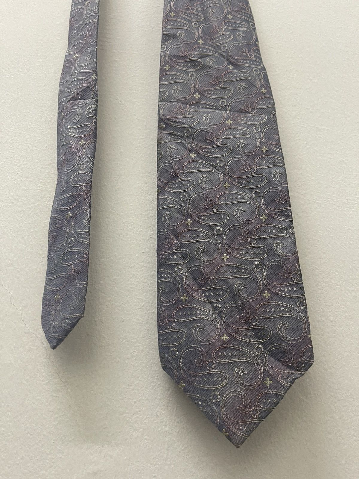 Balenciaga Rare Vintage BALENCIAGA Silk Necktie Size ONE SIZE - 2 Thumbnail
