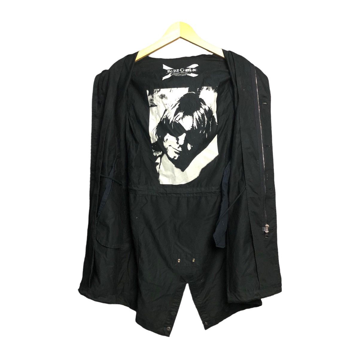 Hysteric Glamour × Nirvana Hysteric Glamour Kurt Cobain Fishtail Parka Size US S / EU 44-46 / 1 - 2 Thumbnail